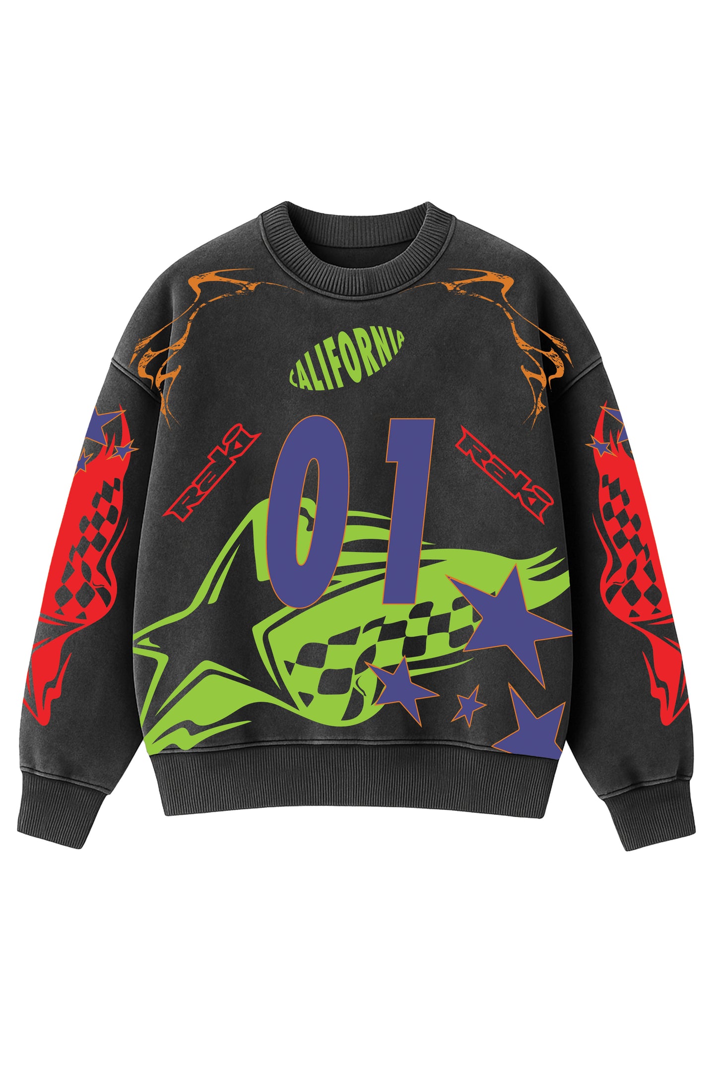 Cali Designed Oversized Sweatshirt