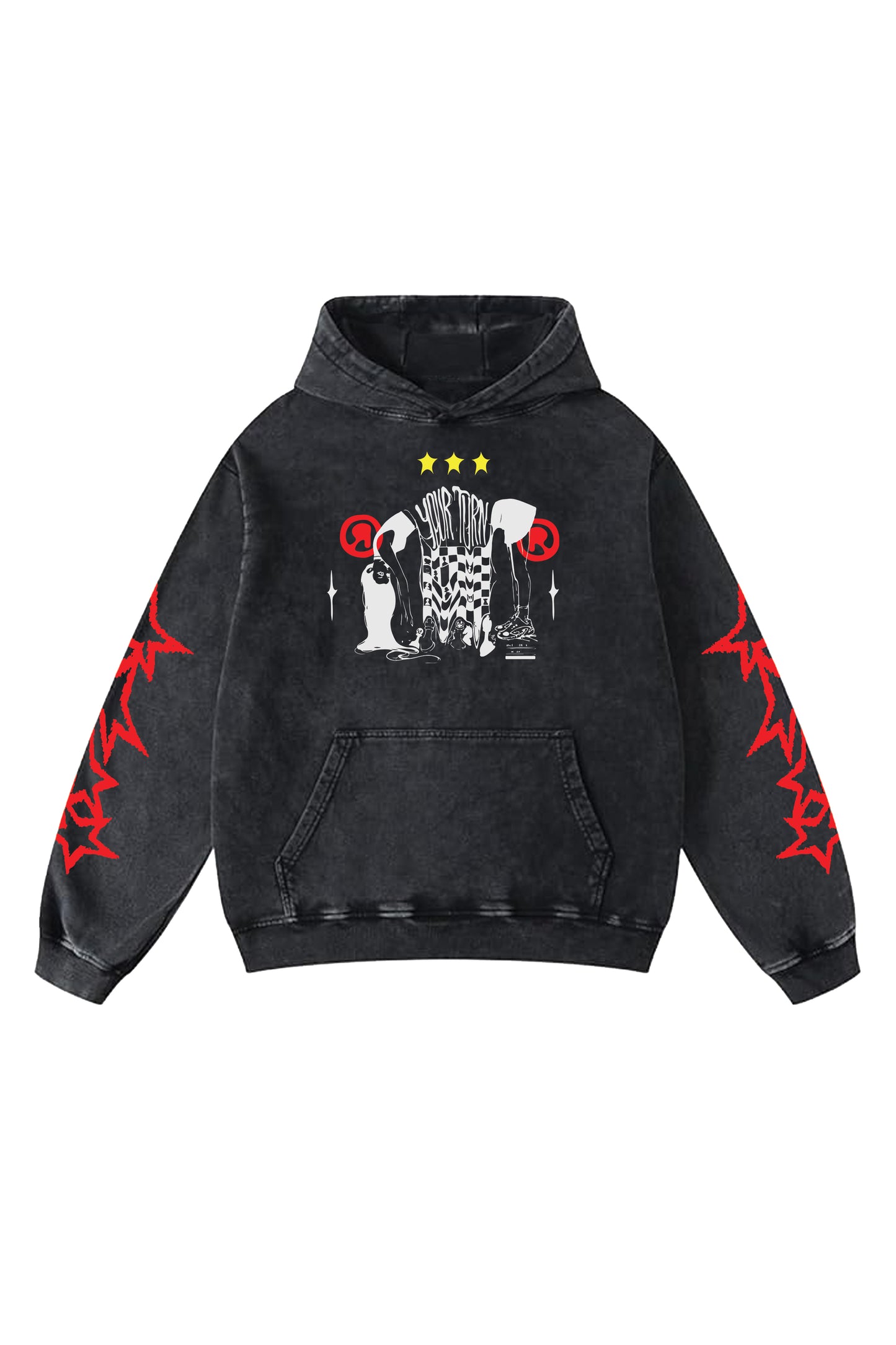 Feast on Fear Designed Oversized Hoodie