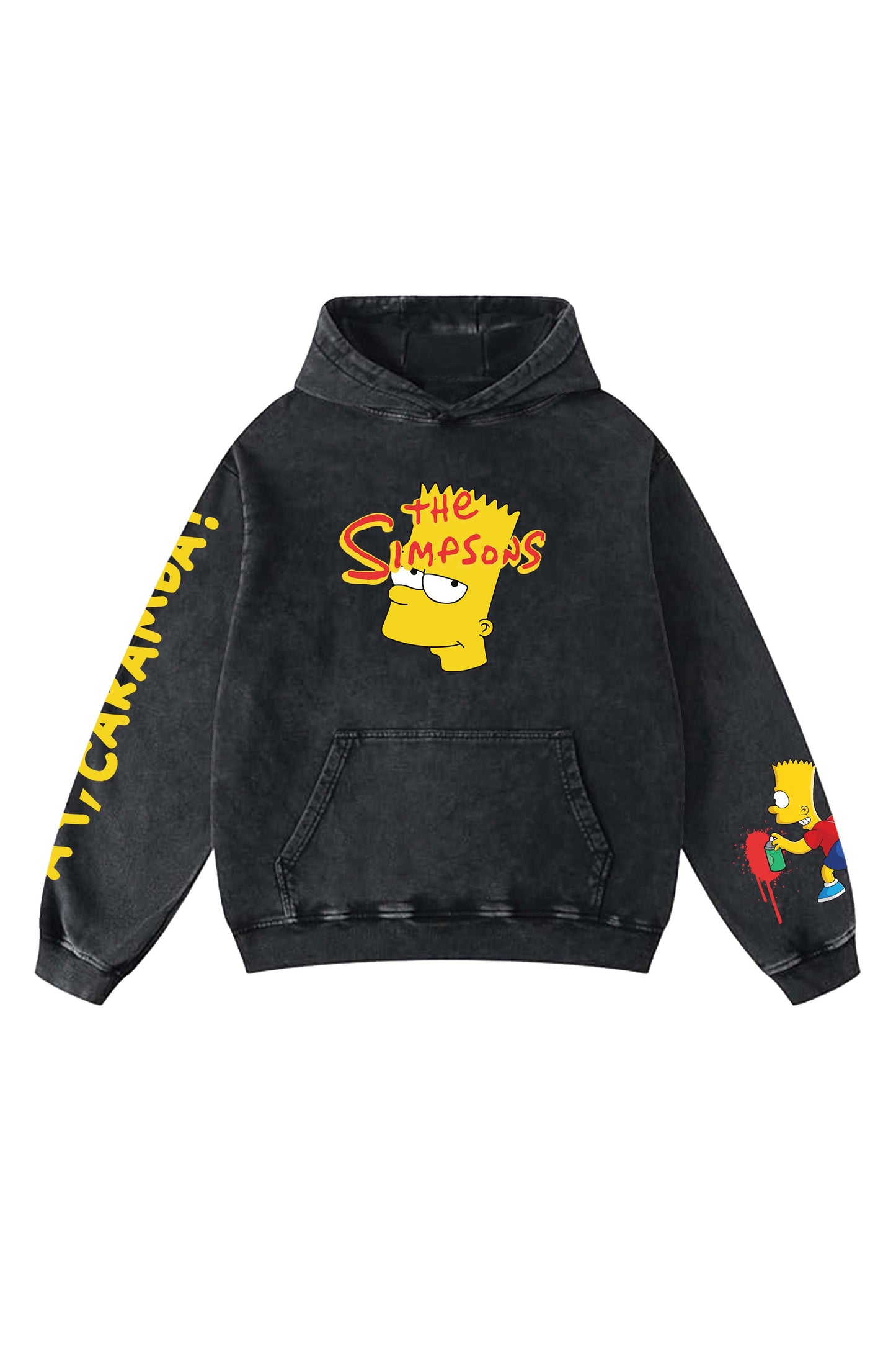 Simpsons Designed Oversized Hoodie