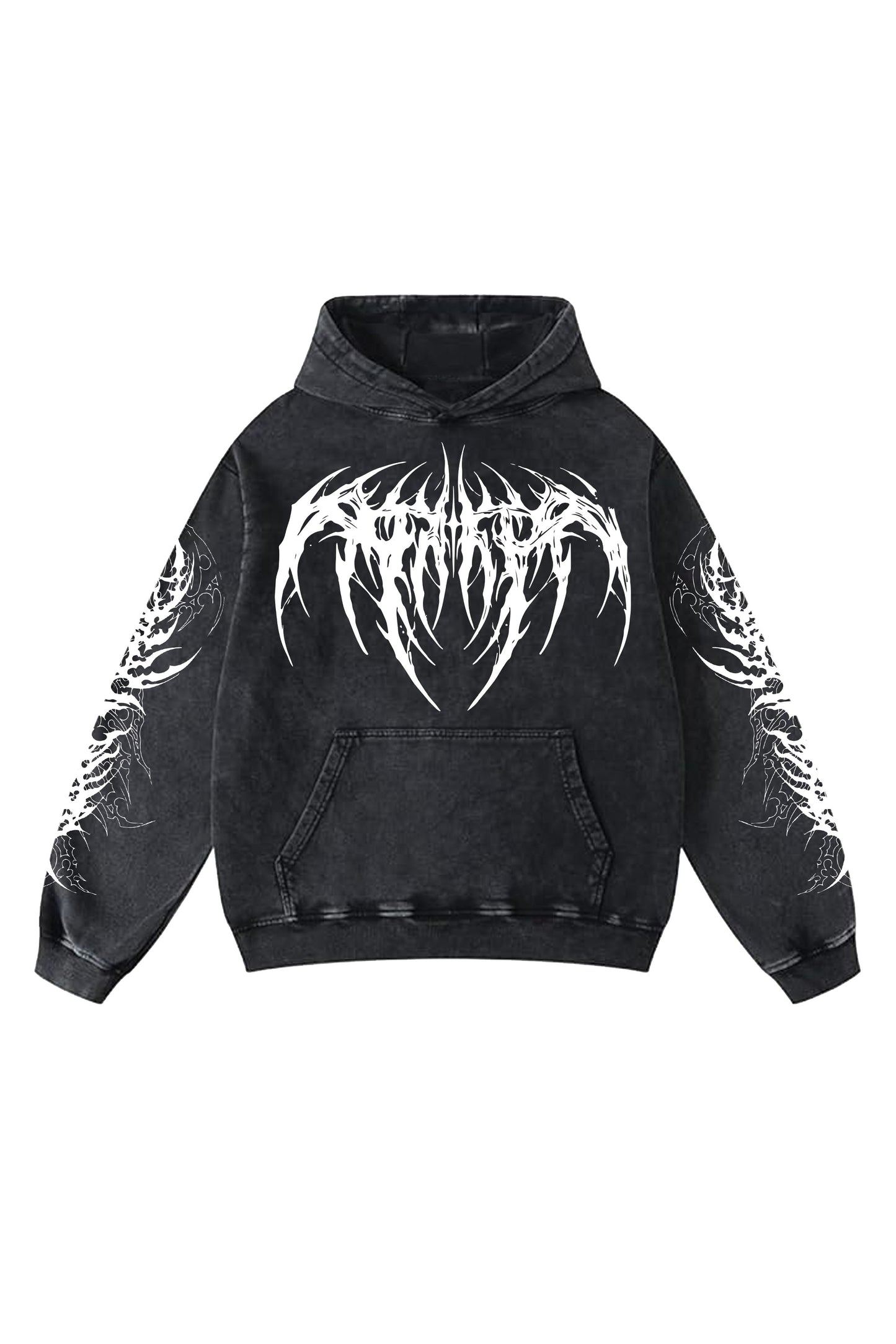 Pale Monarch Designed Oversized Hoodie