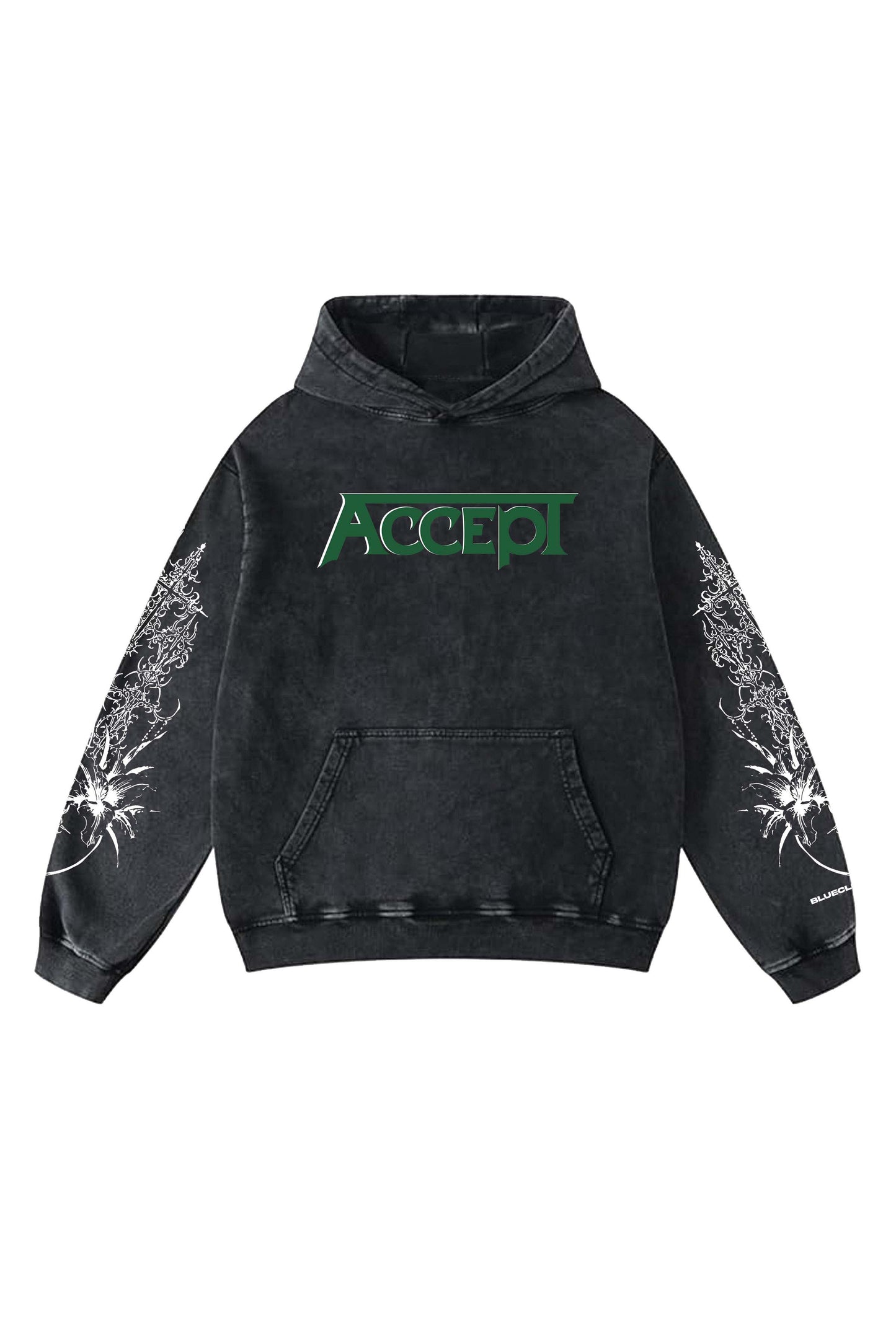 Accept Designed Oversized Hoodie