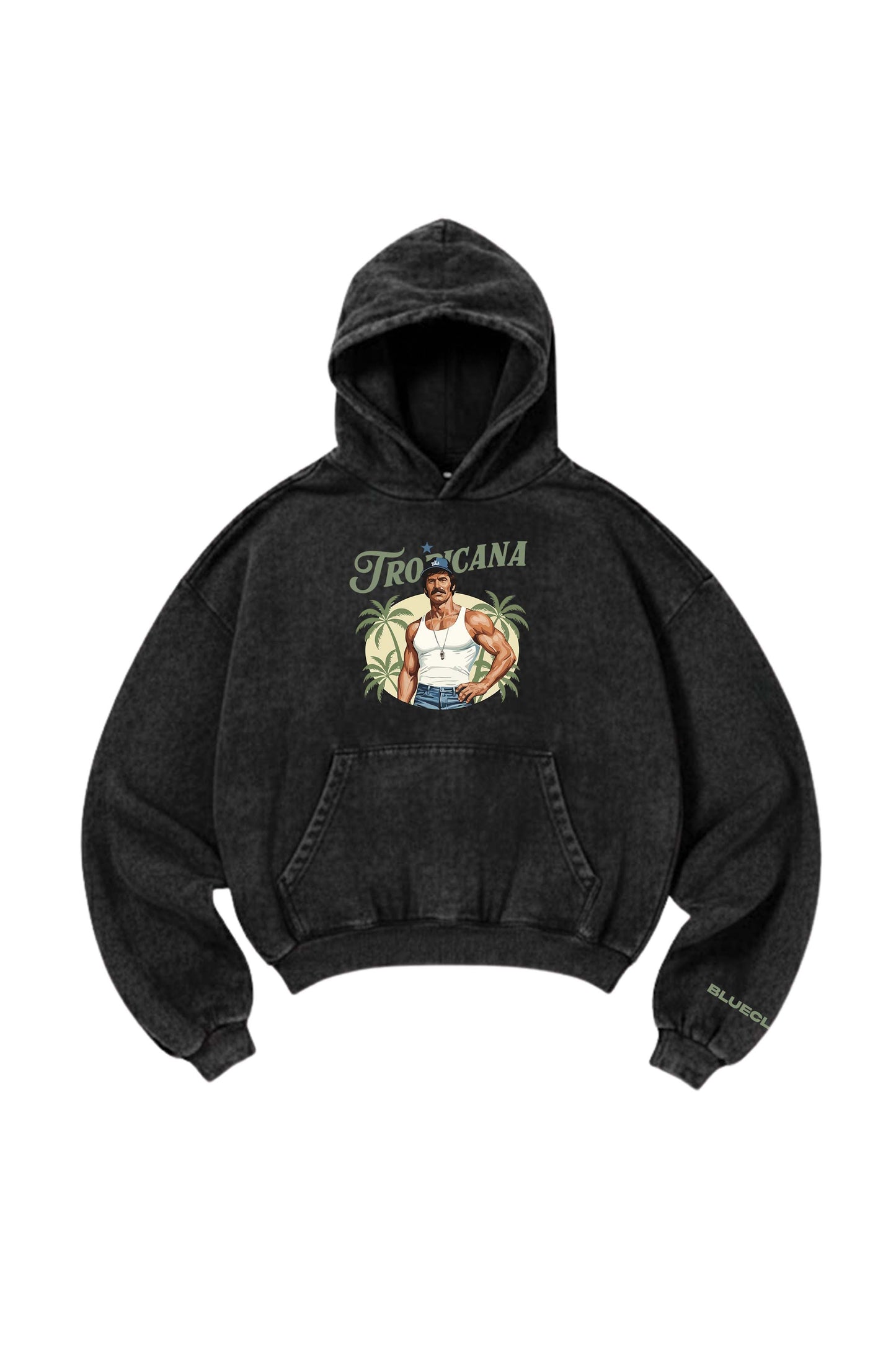 Tropic Designed Oversized Hoodie