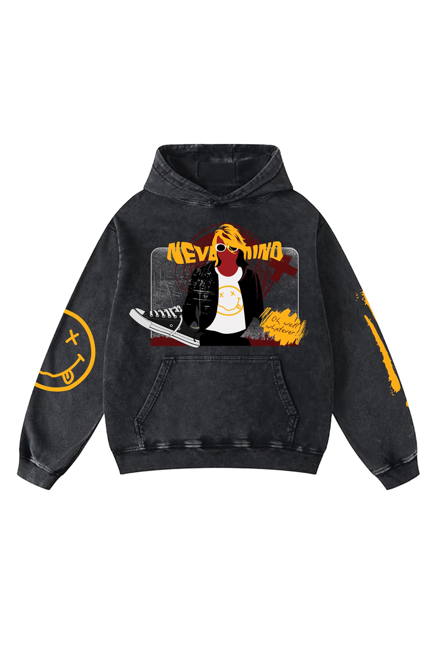 Nirvana Designed Oversized Hoodie