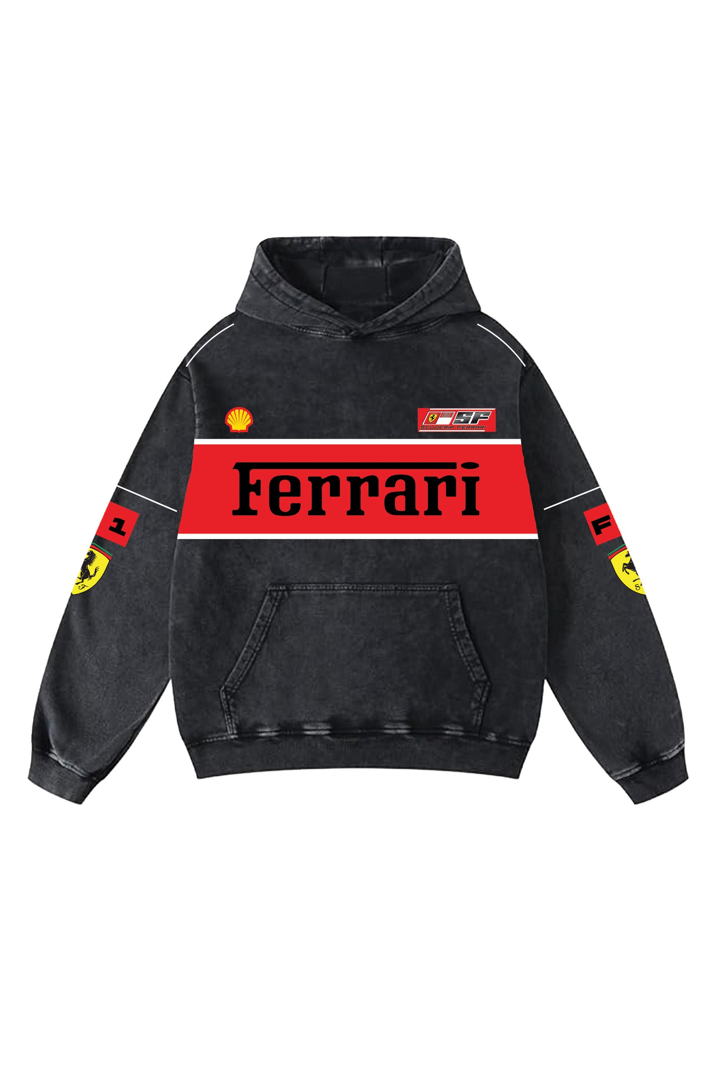 Leclerc Ferrari Designed Oversized Hoodie