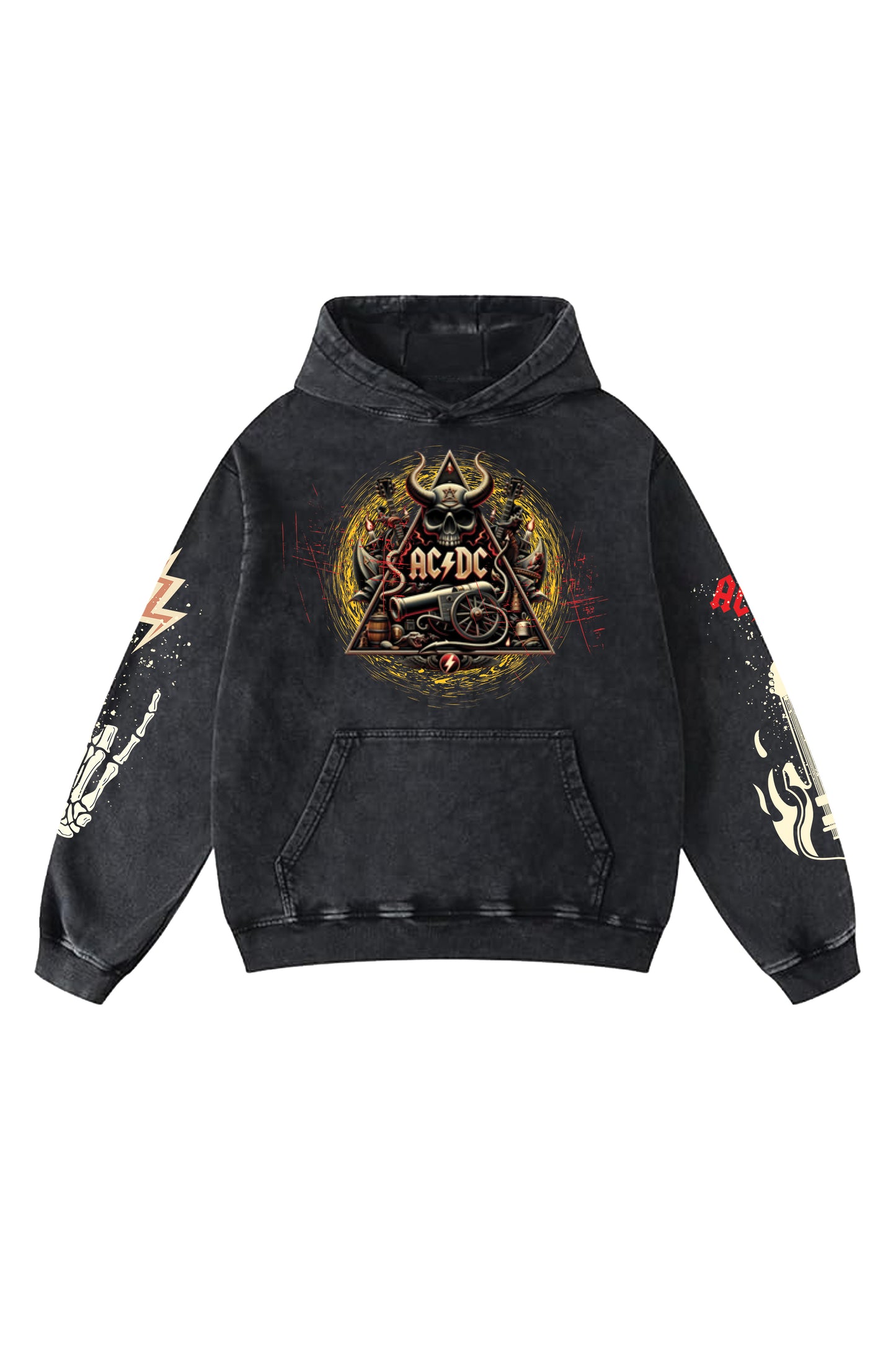 ACDC Designed Oversized Hoodie