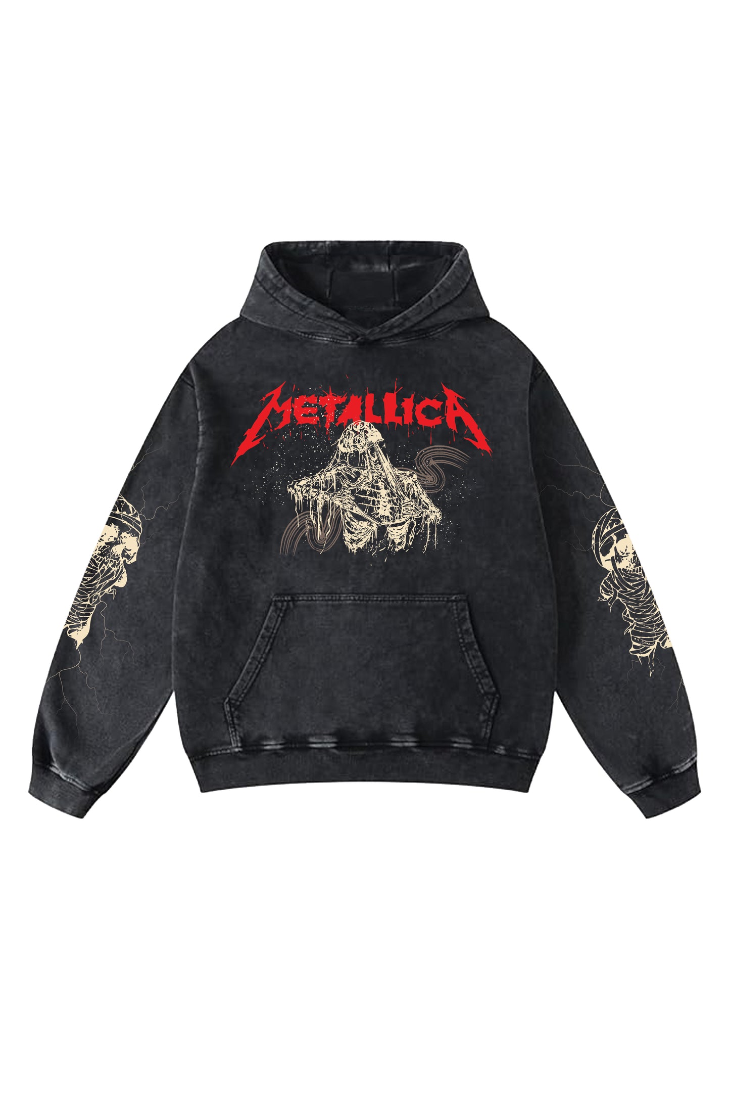 Metallica Designed Oversized Hoodie