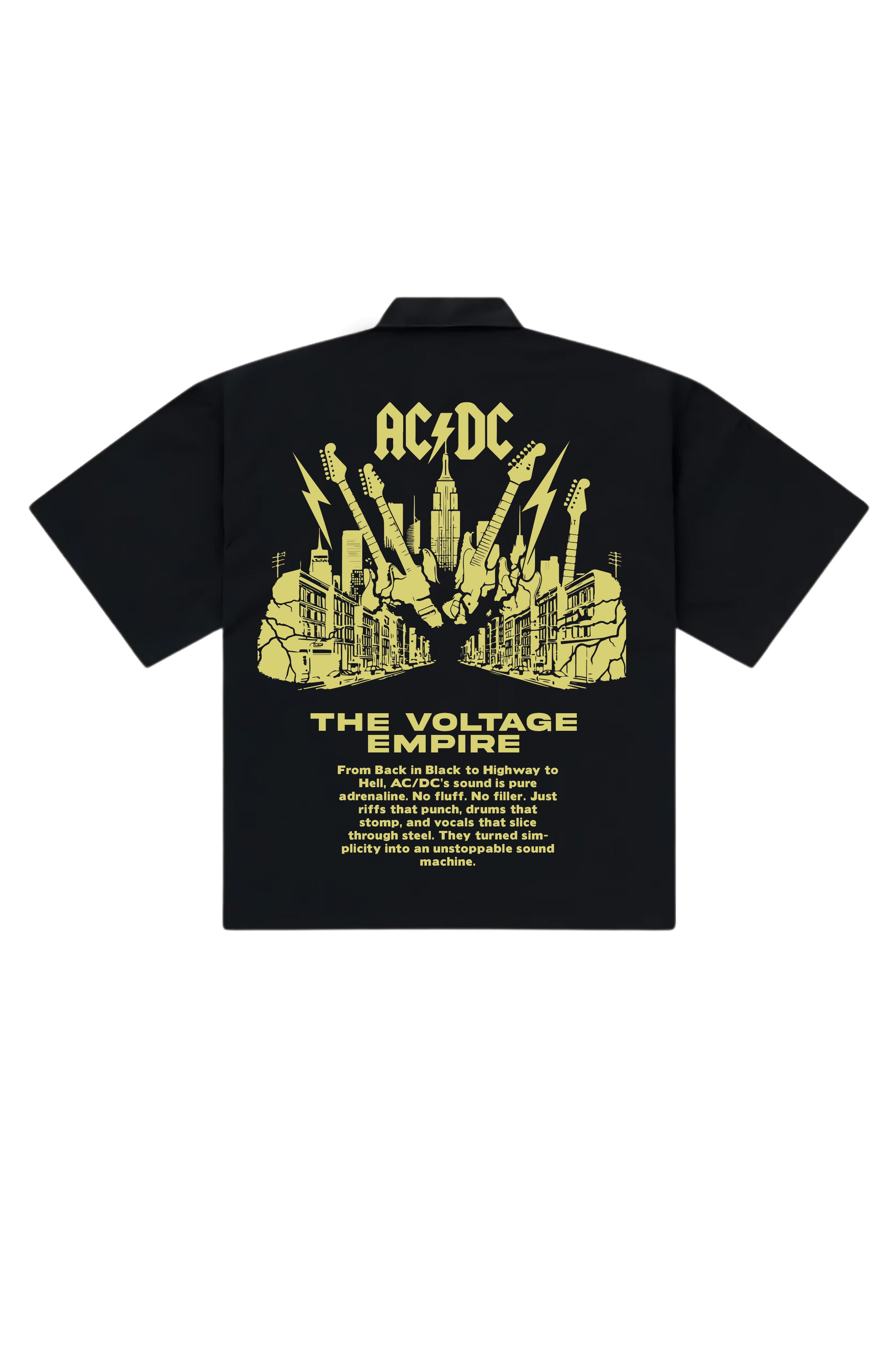 ACDC Designed Oversized Shirt – Blue Clover