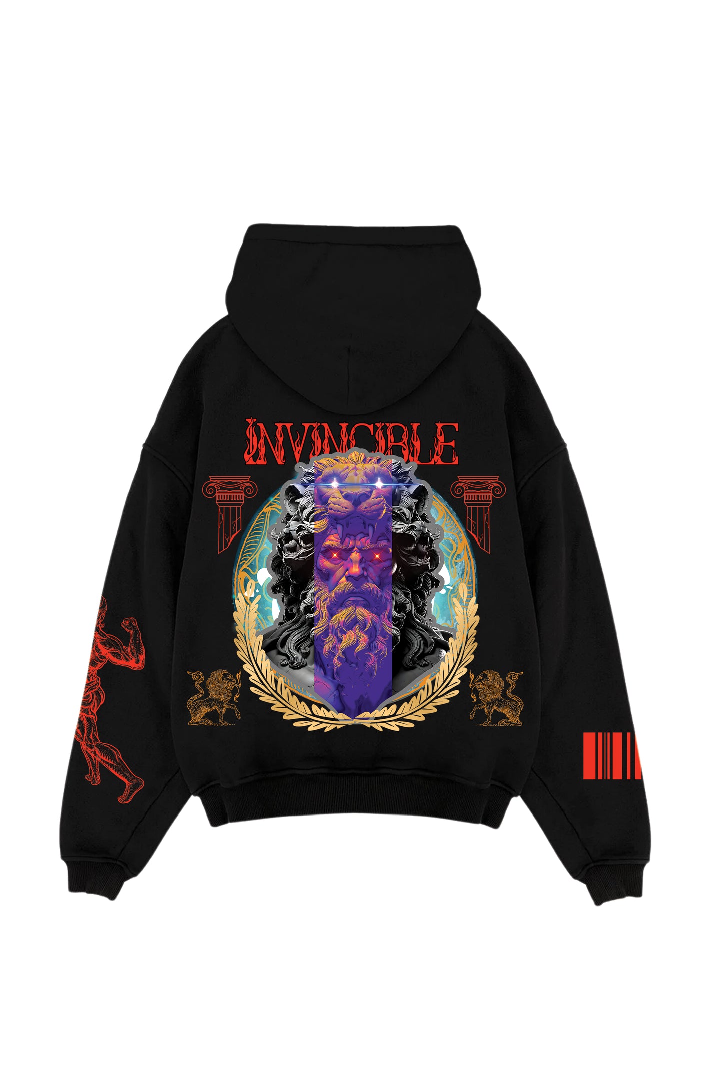 Invincible Designed Oversized Hoodie