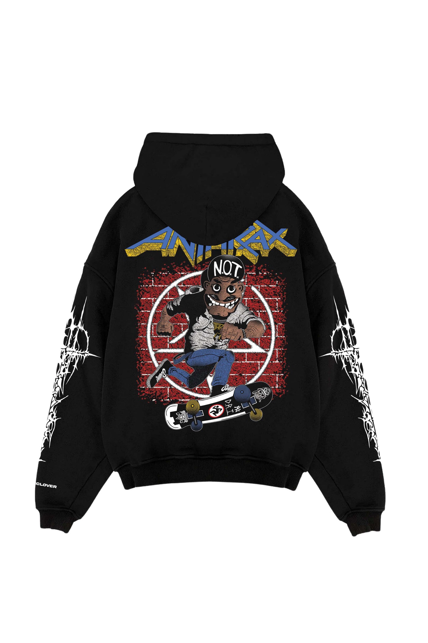 Anthrax Designed Oversized Hoodie