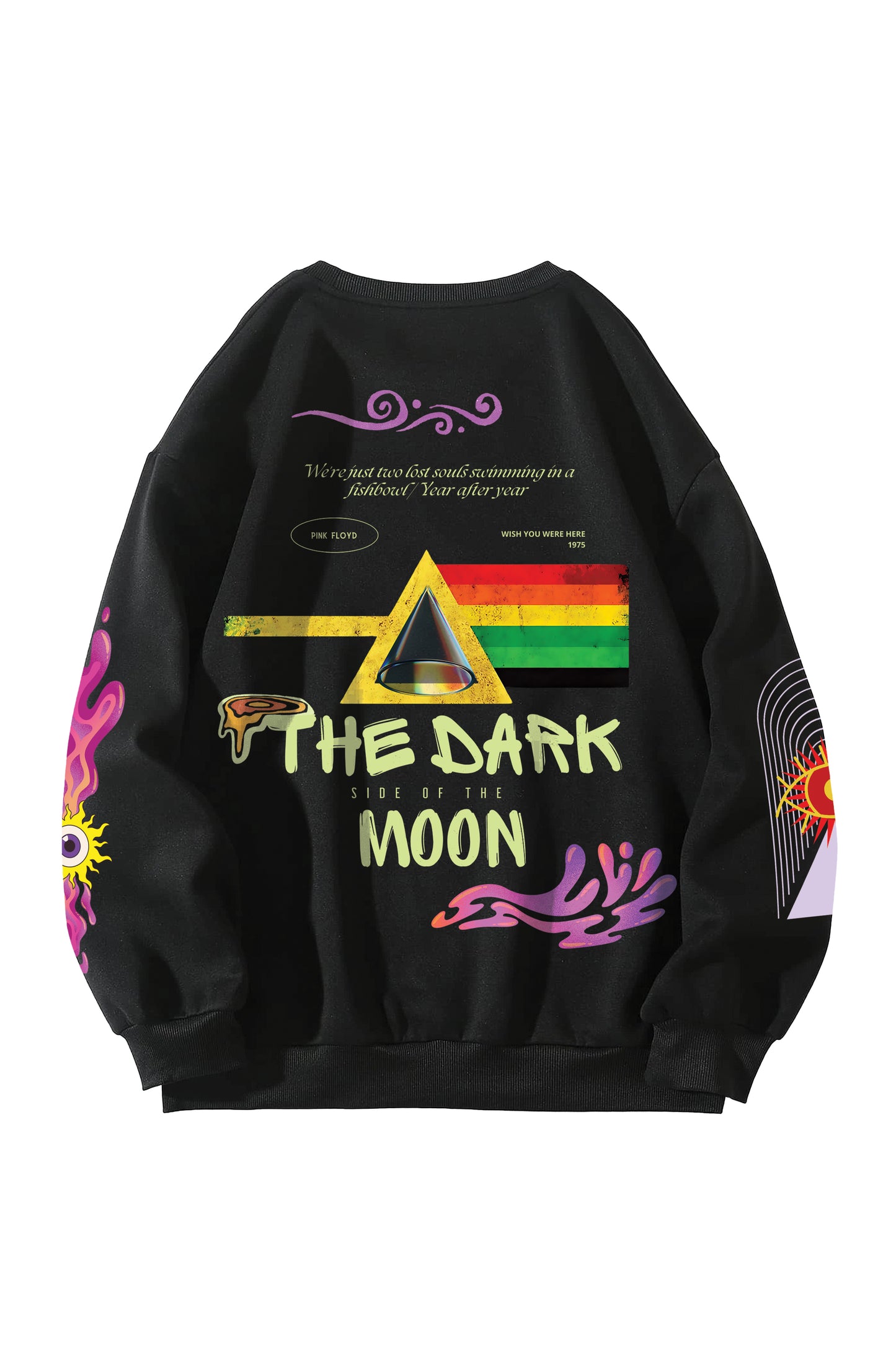 Pink Floyd Designed Oversized Sweatshirt