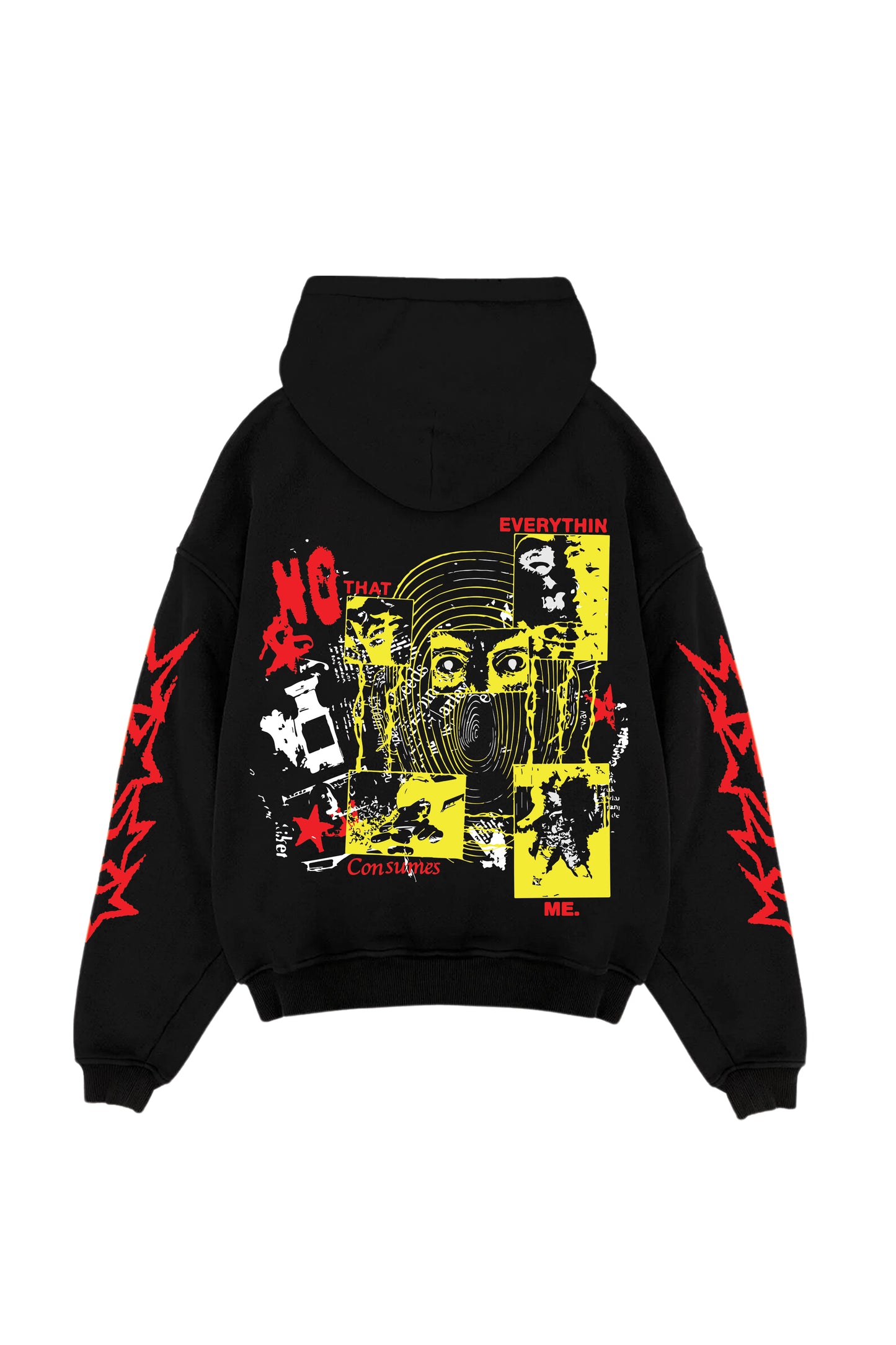 Feast on Fear Designed Oversized Hoodie