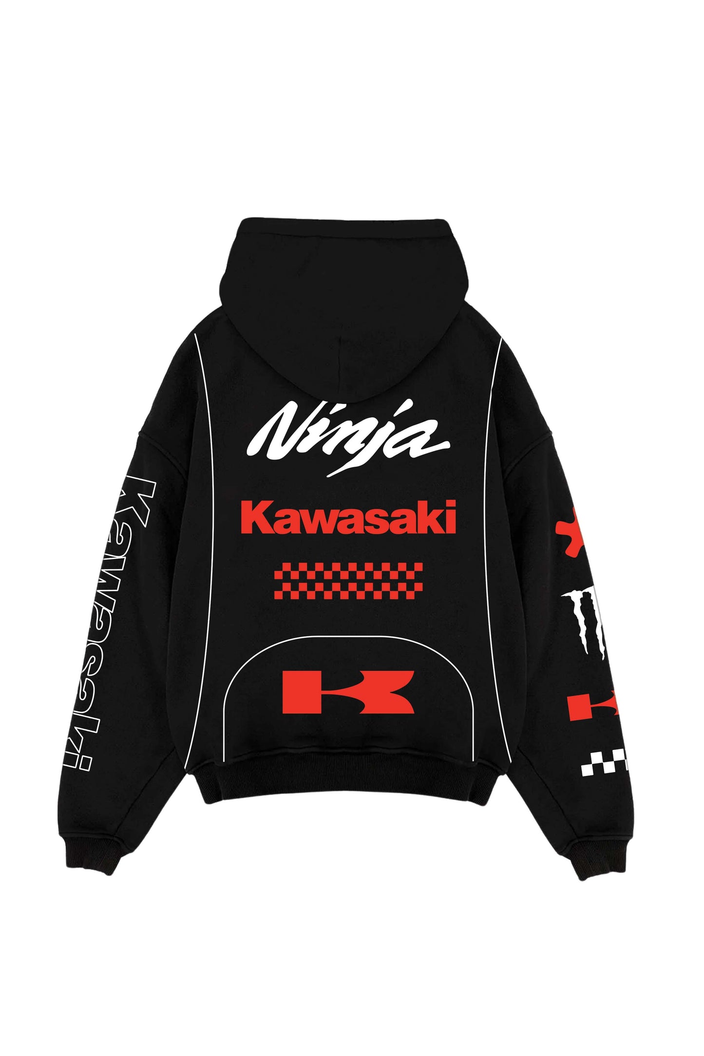 Kawasaki Designed Oversized Hoodie