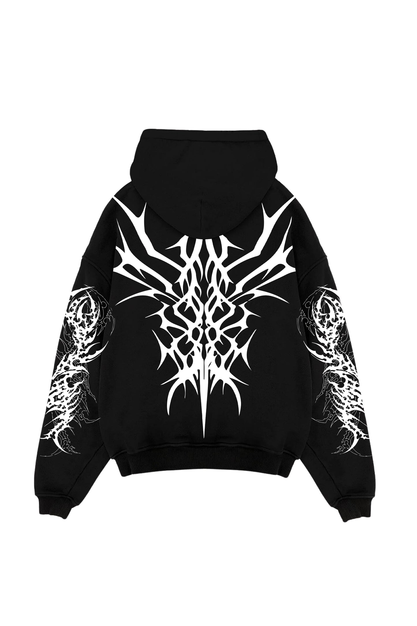 Pale Monarch Designed Oversized Hoodie