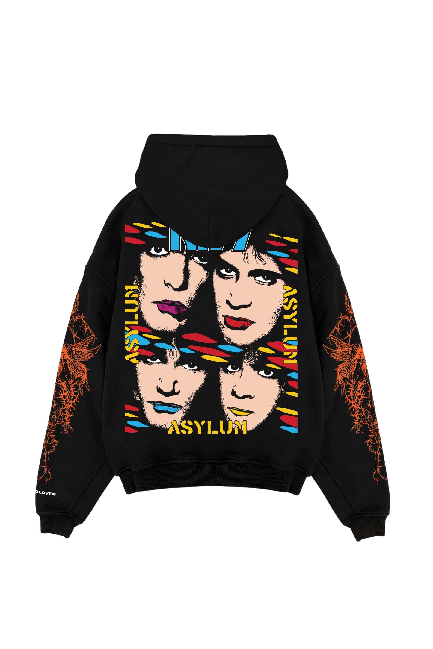 Kiss Designed Oversized Hoodie