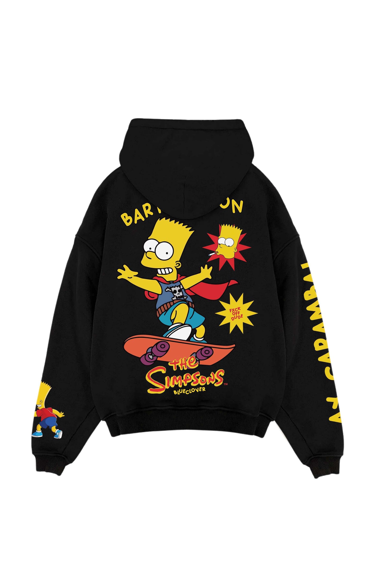 Simpsons Designed Oversized Hoodie