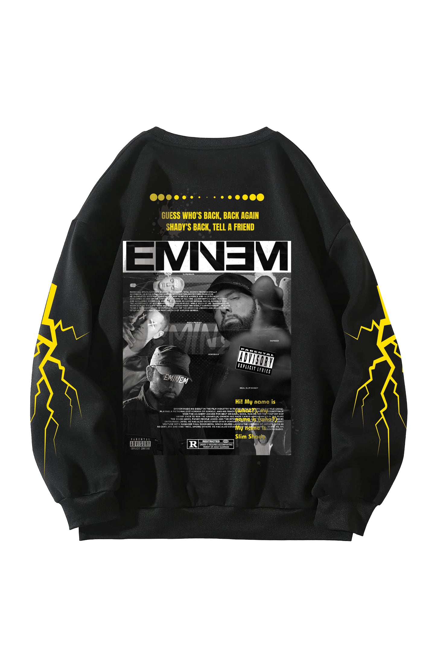 Eminem Designed Oversized Sweatshirt