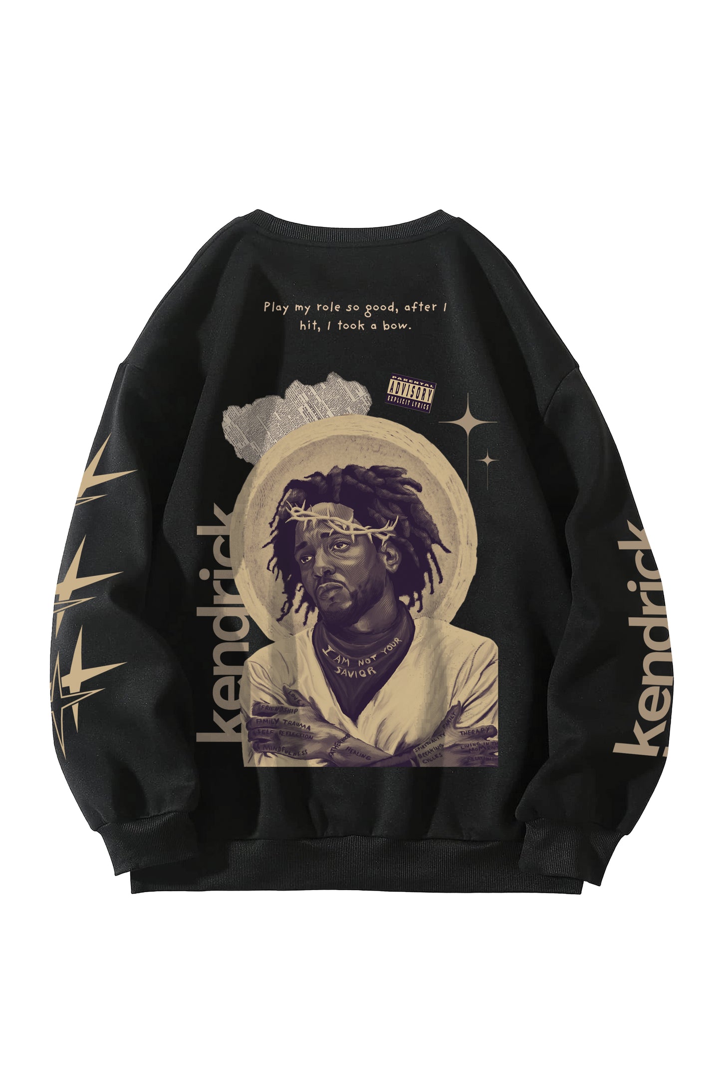 Kendrick Lamar Designed Oversized Sweatshirt