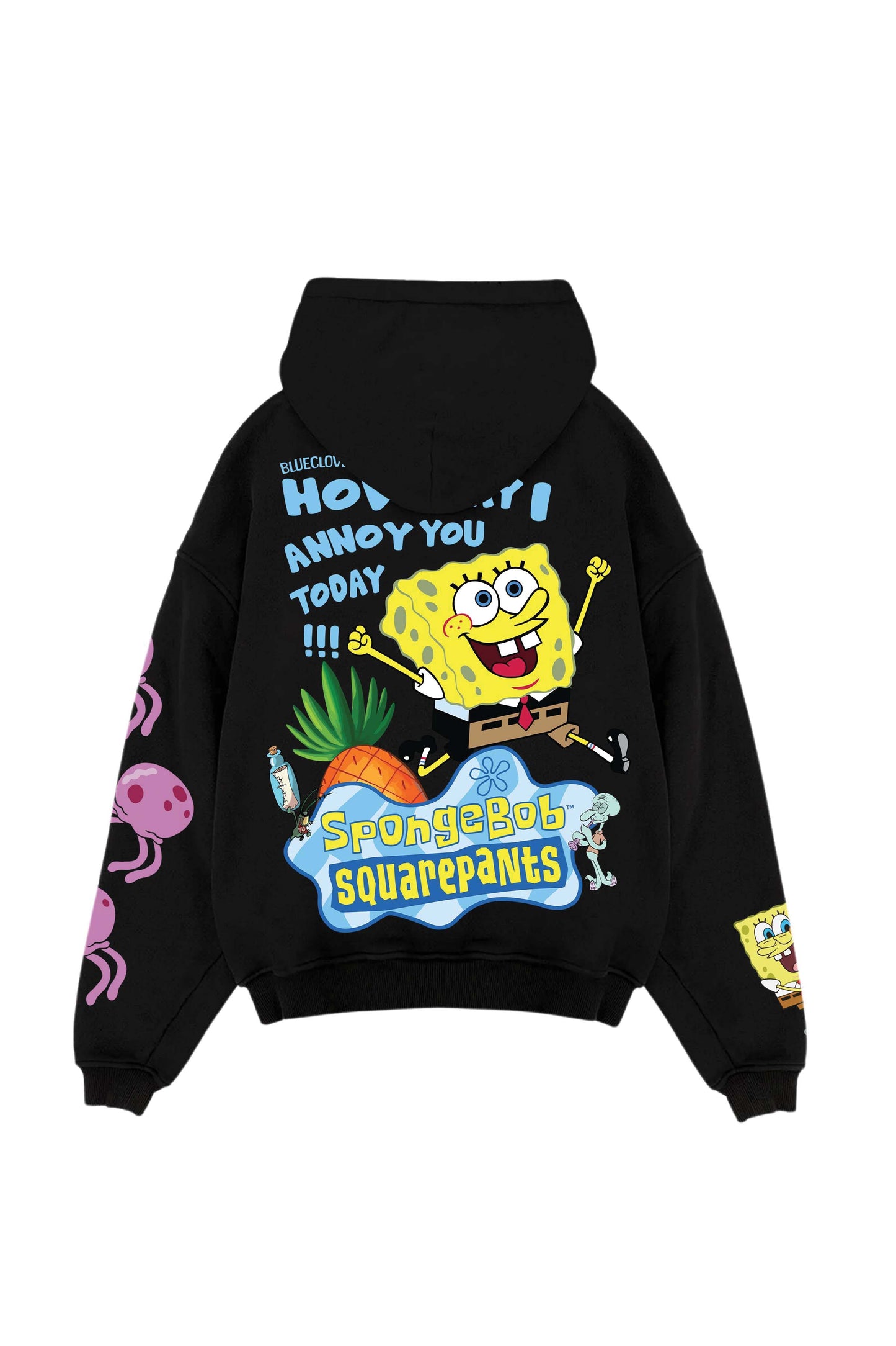 SpongeBob Designed Oversized Hoodie