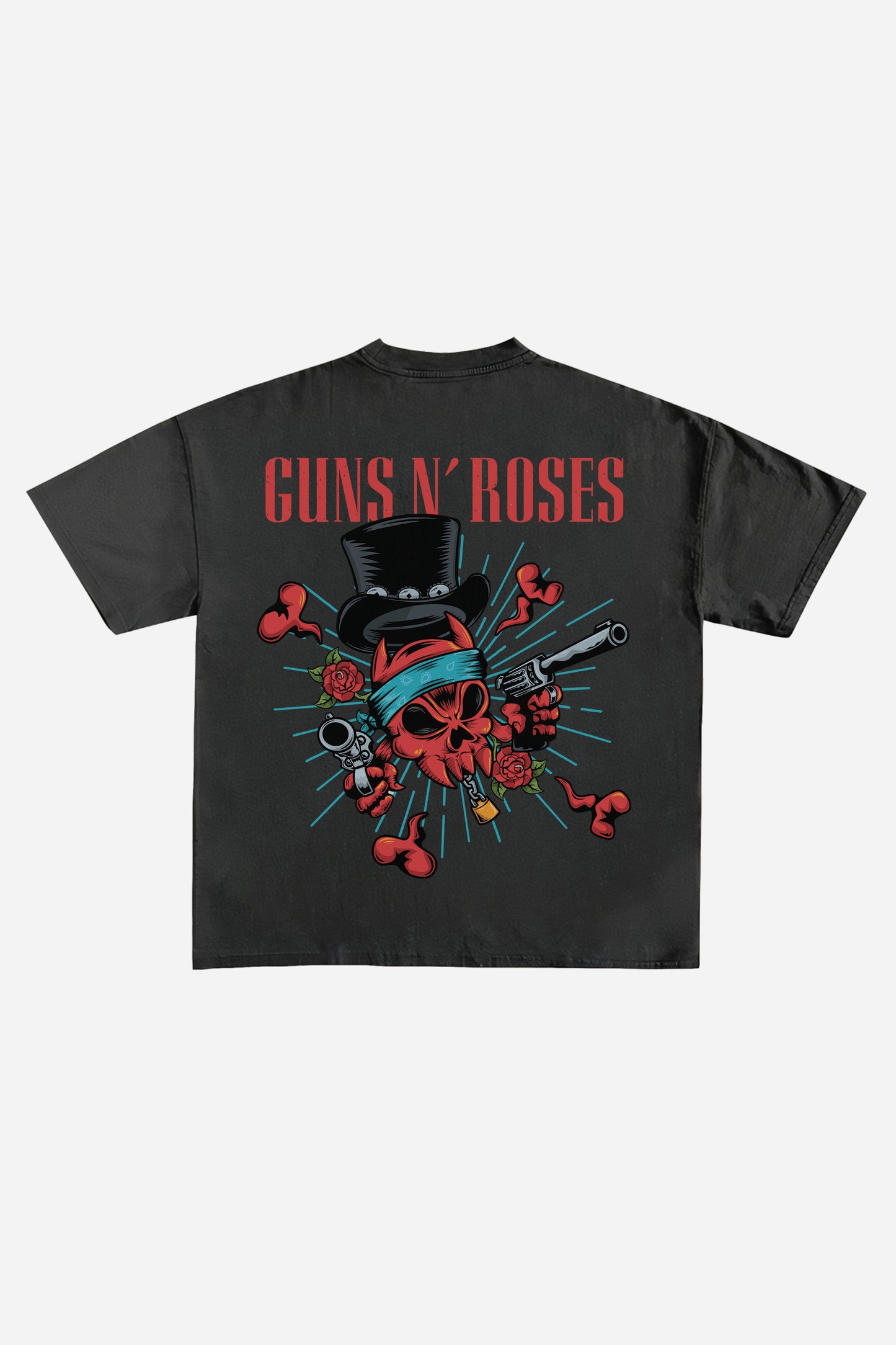 Guns N Roses Designed Oversized T-shirt