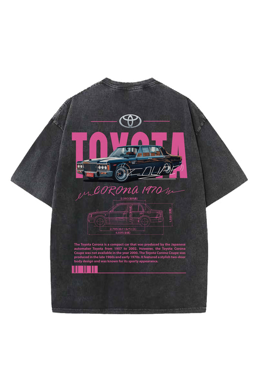 Toyota Corona Designed Oversized T-shirt