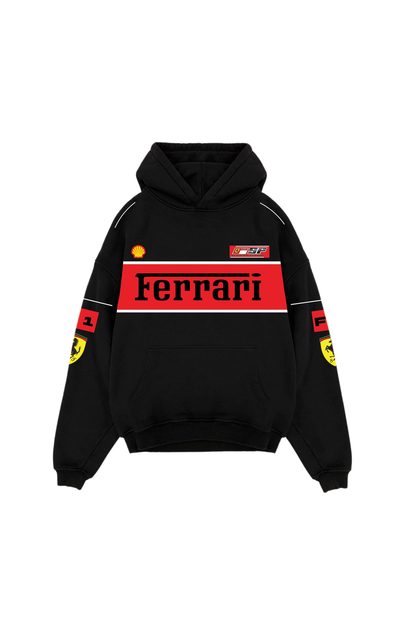 Leclerc Ferrari Designed Oversized Hoodie