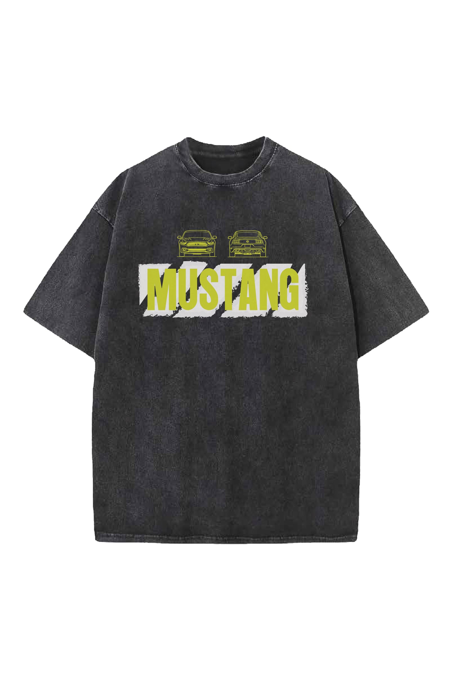 Mustang Designed Oversized T-shirt