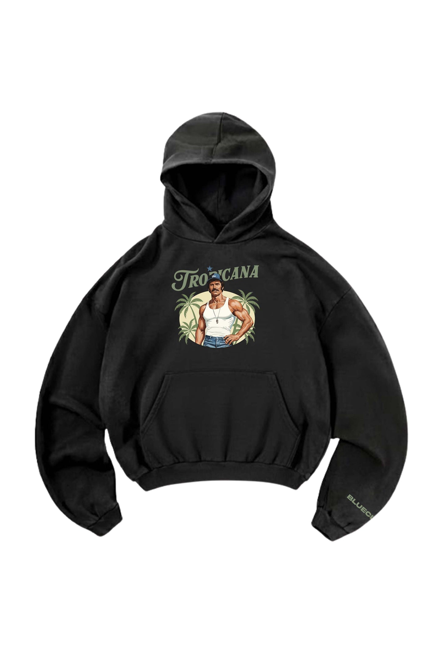 Tropic Designed Oversized Hoodie