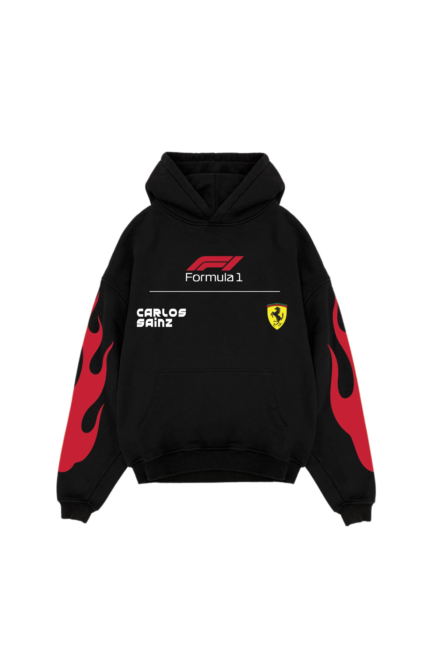 Carlos Sainz Ferrari Designed Oversized Hoodie