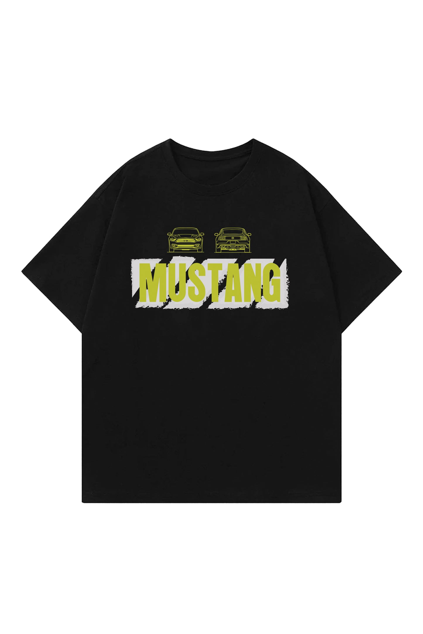 Mustang Designed Oversized T-shirt