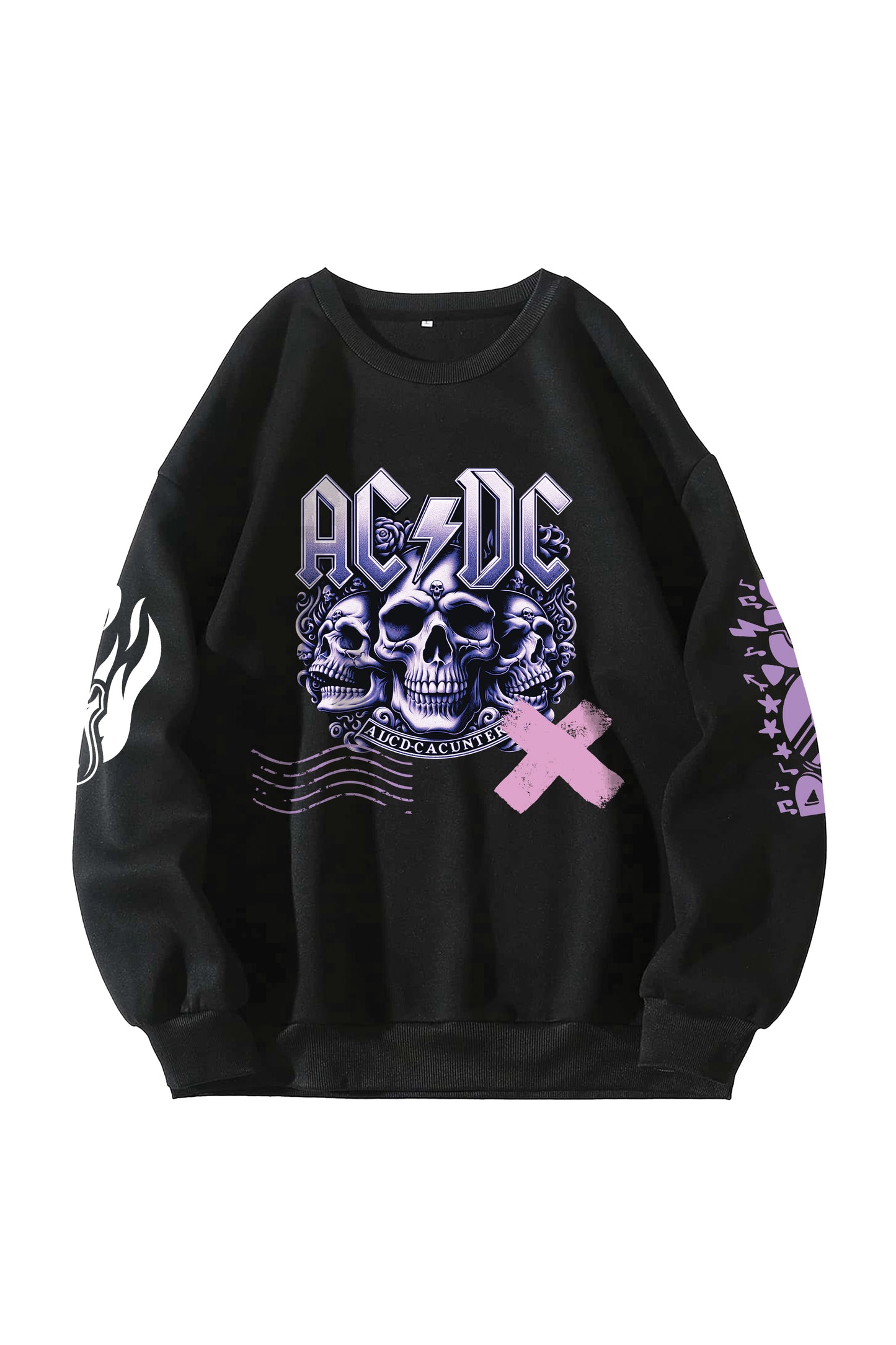 ACDC Designed Oversized Sweatshirt