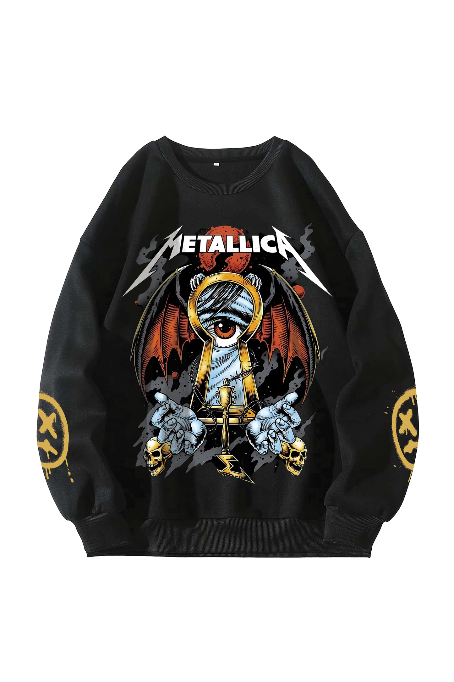 Metallica Designed Oversized Sweatshirt V1