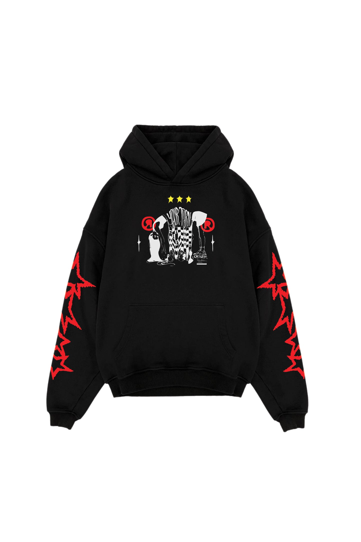 Feast on Fear Designed Oversized Hoodie