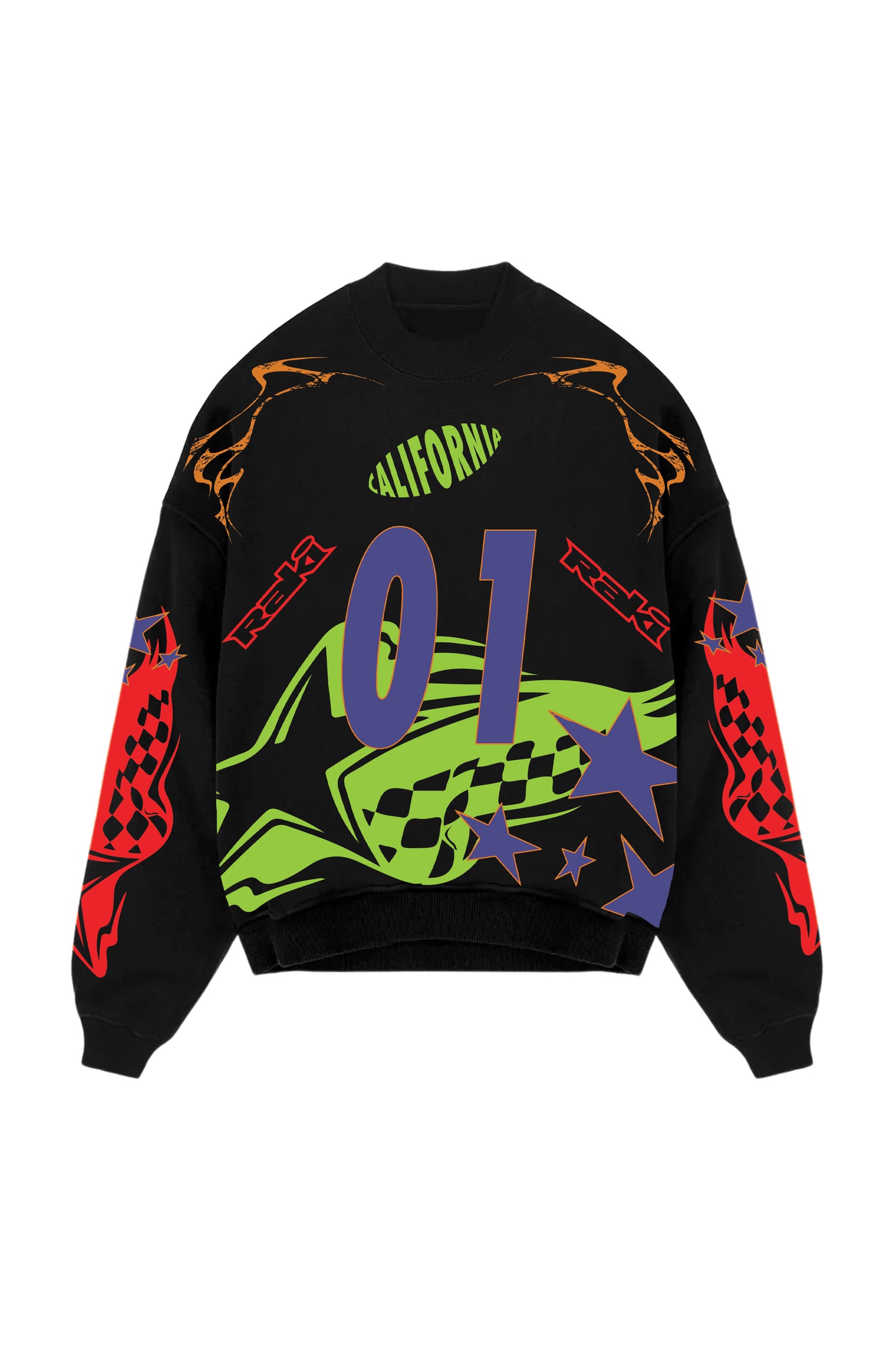 Cali Designed Oversized Sweatshirt