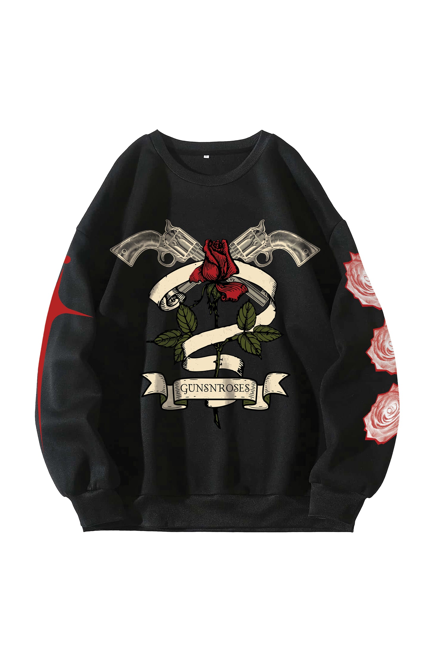 Guns N Roses Designed Oversized Sweatshirt