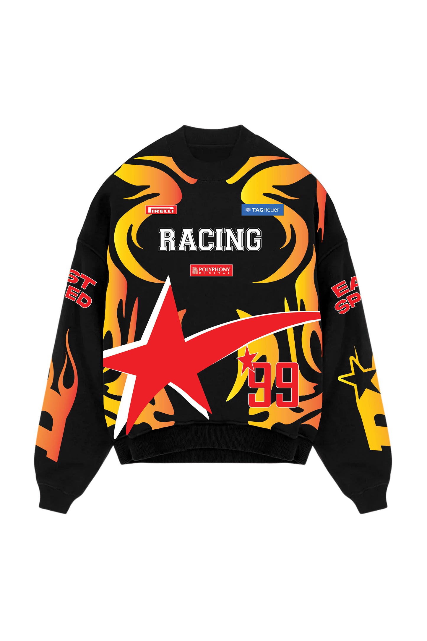 East Speed Designed Oversized Sweatshirt