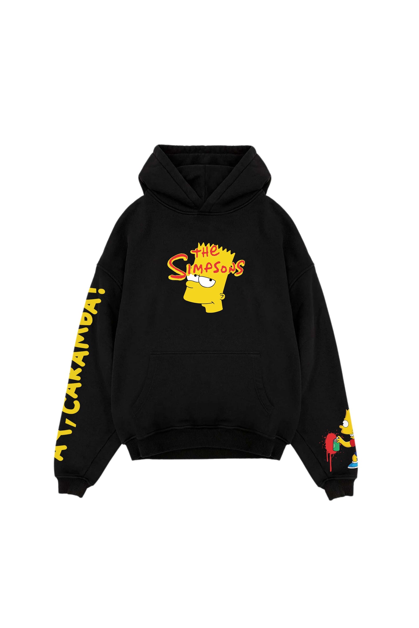 Simpsons Designed Oversized Hoodie