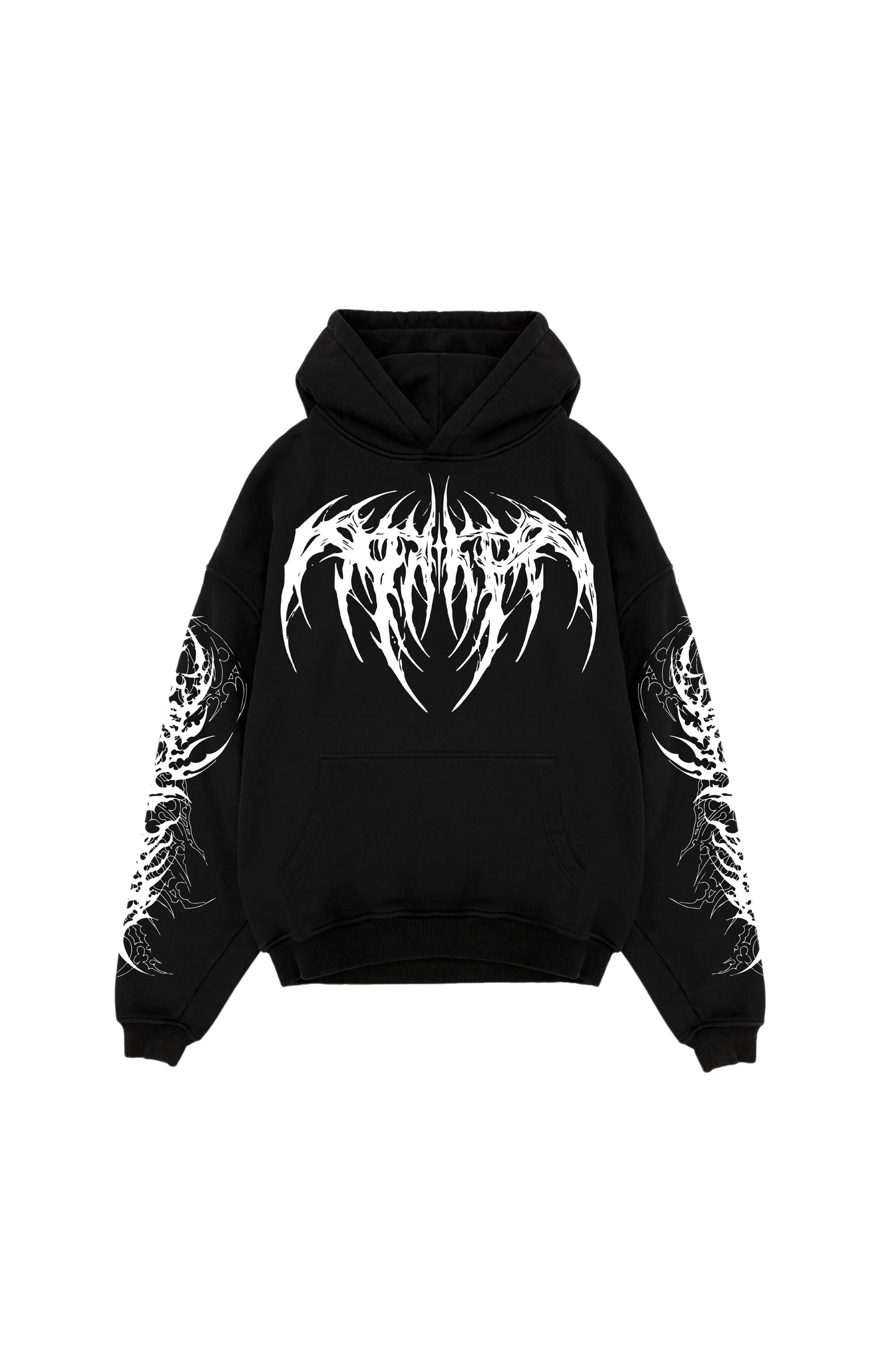 Pale Monarch Designed Oversized Hoodie