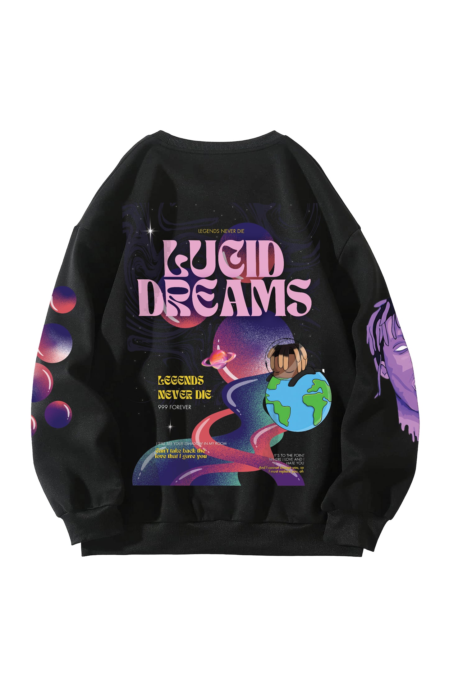 Juice World Designed Oversized Sweatshirt