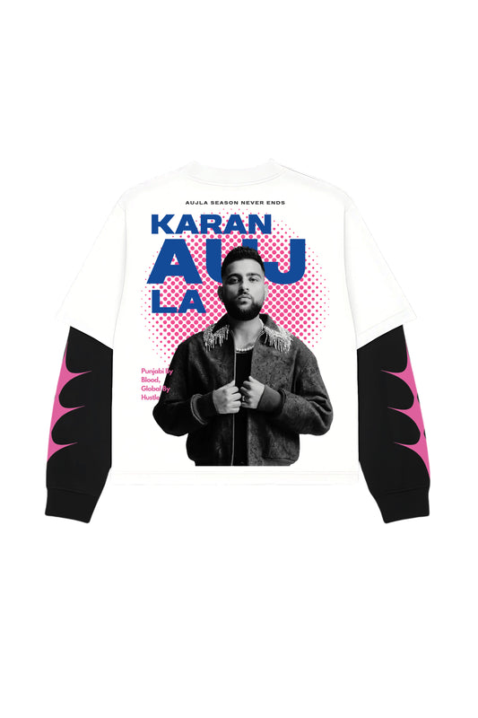 Karan Aujla W&B LS Oversized Tee