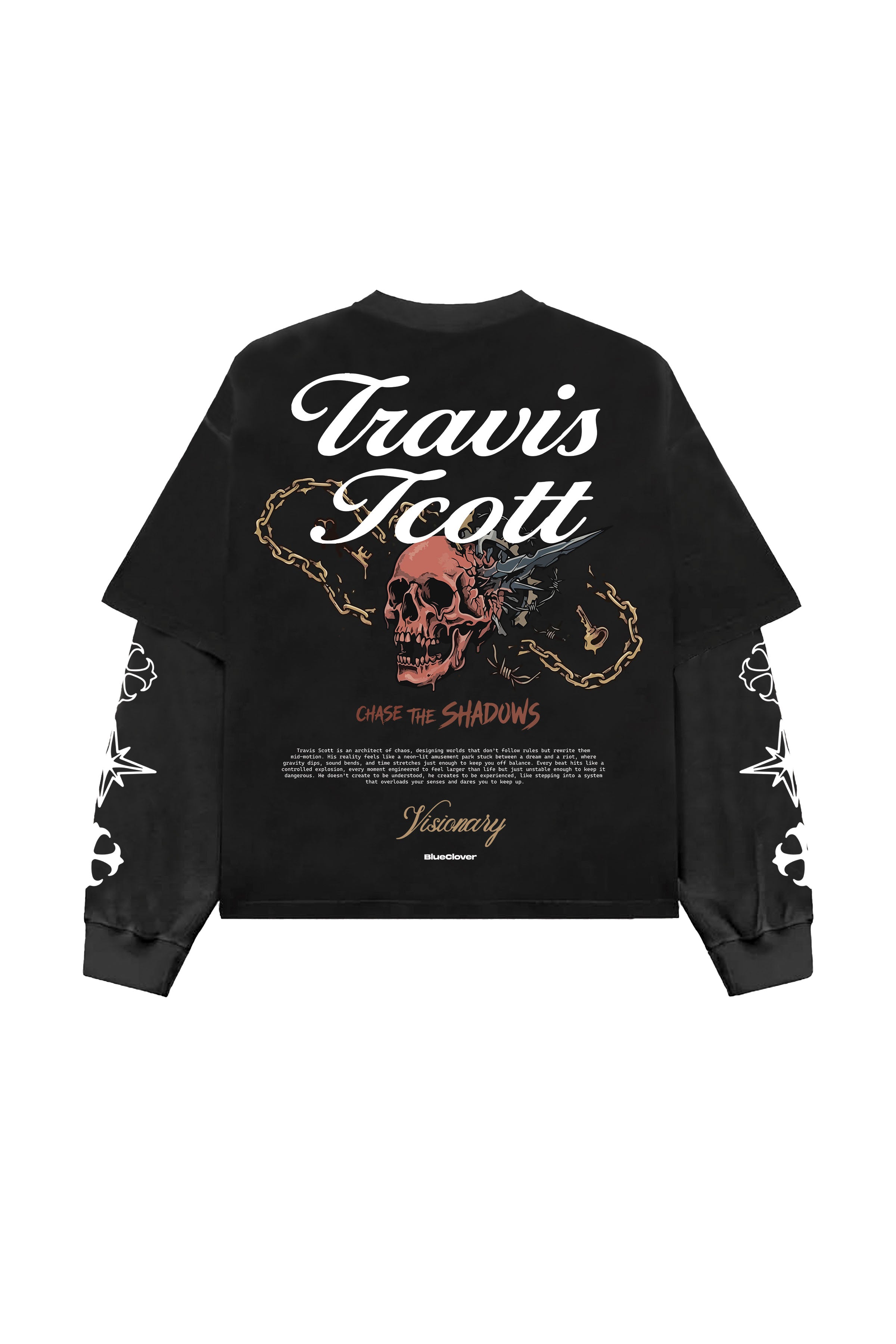 Travis Scott LS Tee – Blue Clover