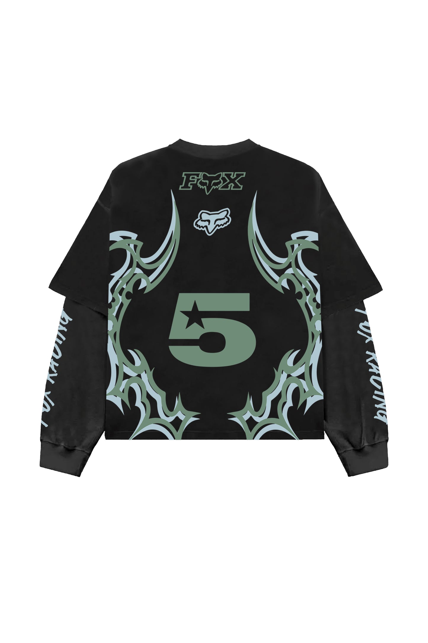 Fox Racing v2 Designed B&G LS Oversized Tee