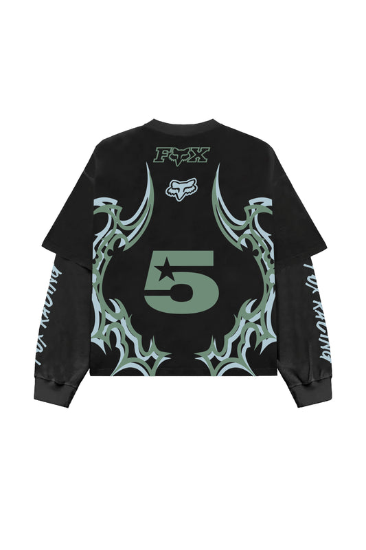 Fox Racing v2 Designed B&G LS Oversized Tee
