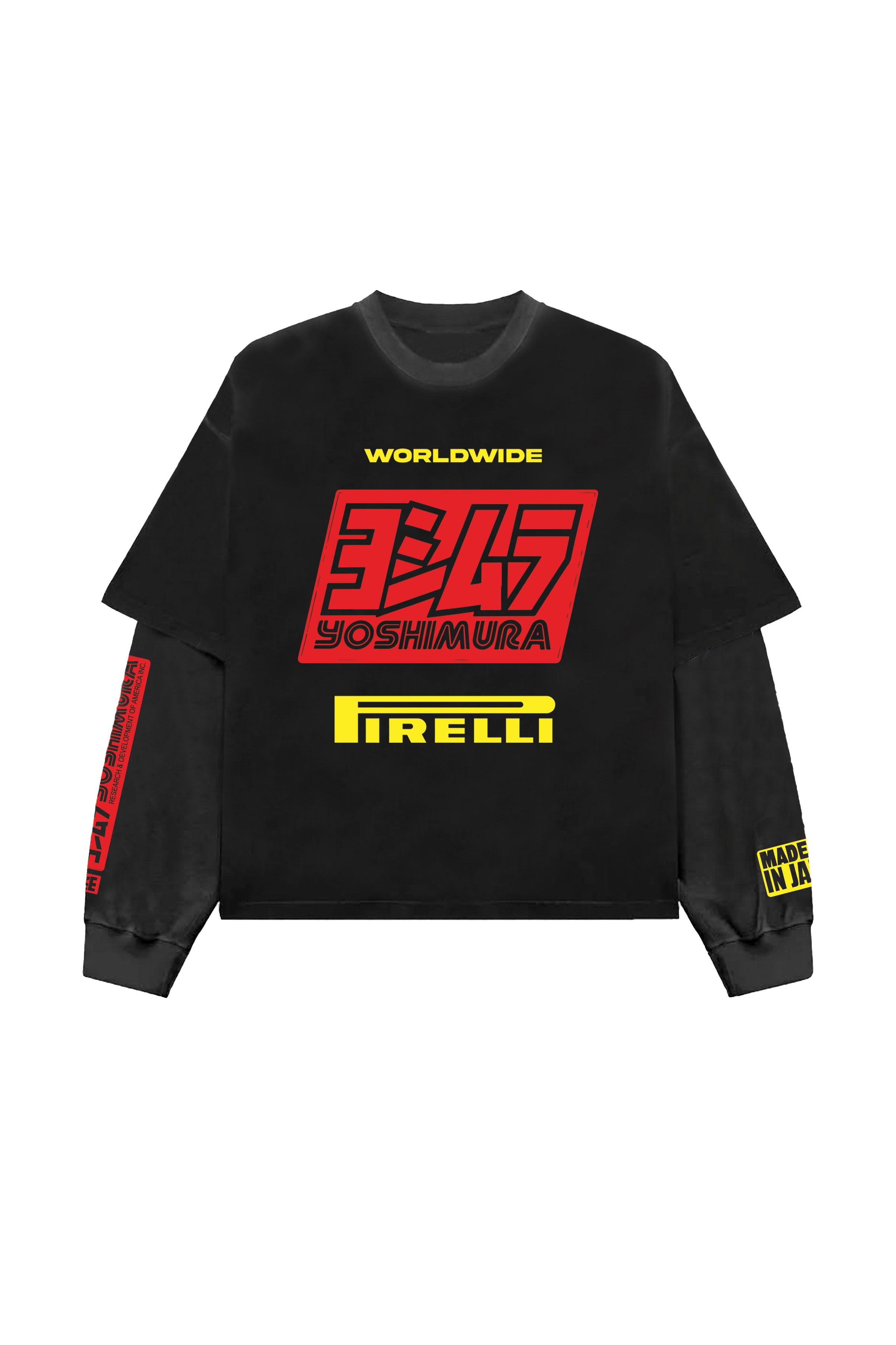 Yoshimura Designed B&G LS Oversized Tee – Blue Clover