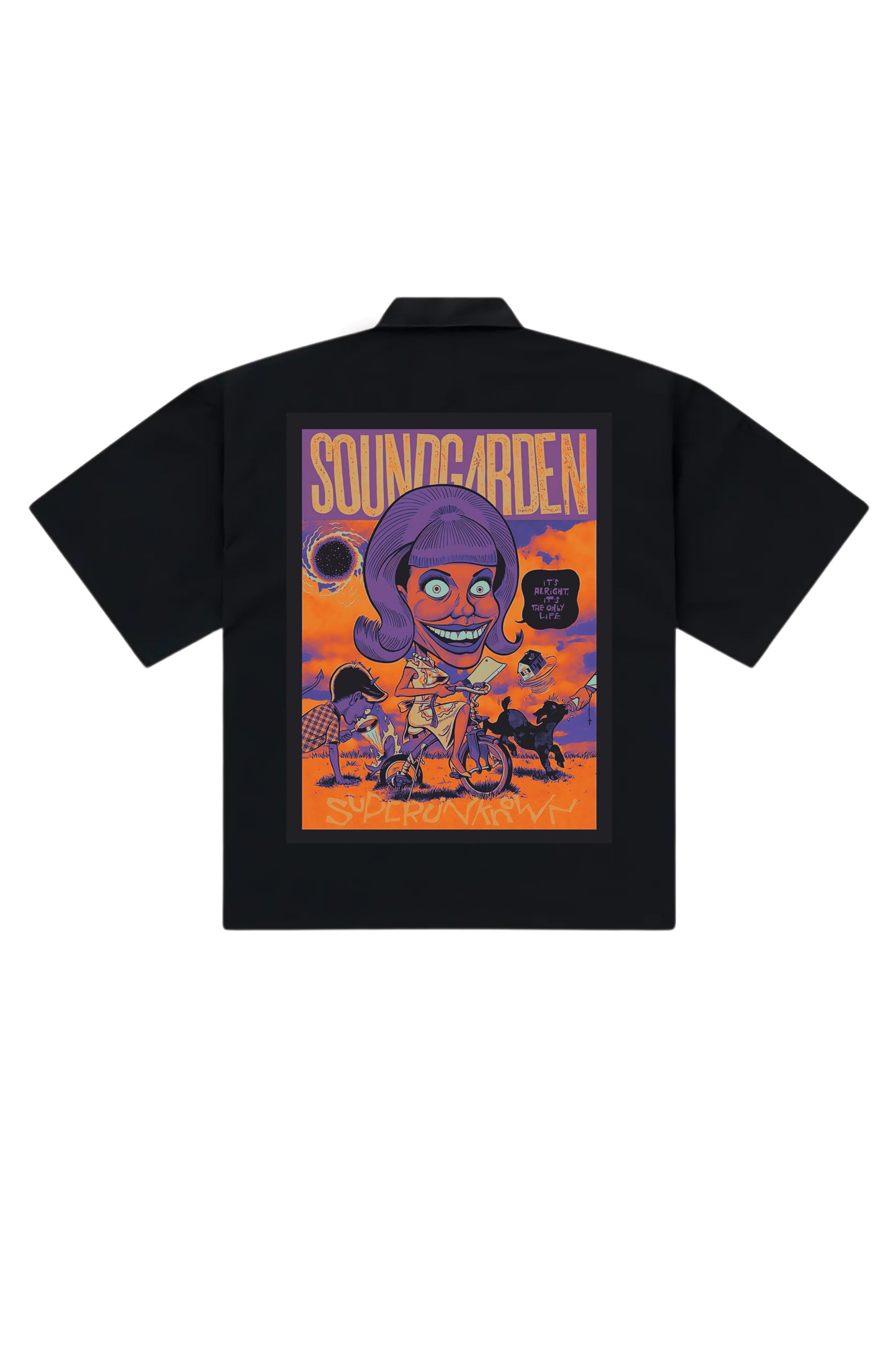Sound Garden Designed Oversized Shirt