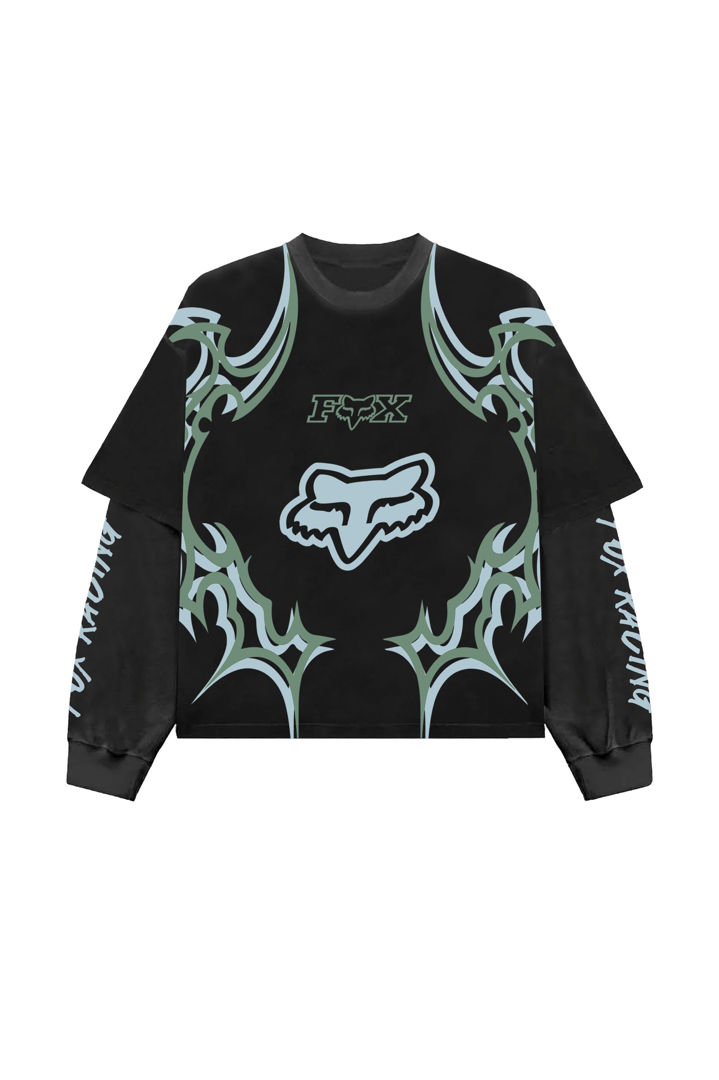 Fox Racing v2 Designed B&G LS Oversized Tee