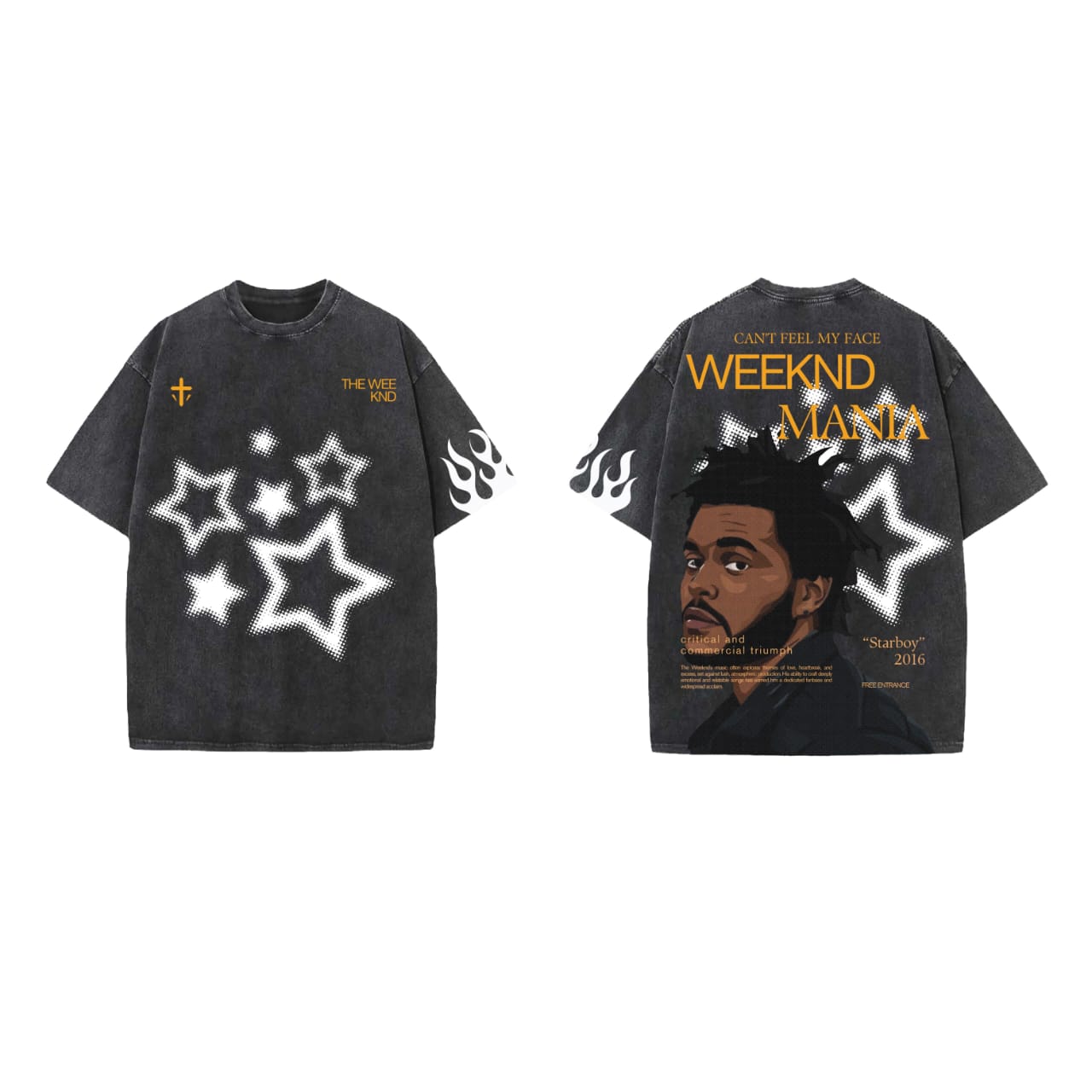 The Weekend Mania Designed Oversized T-shirt