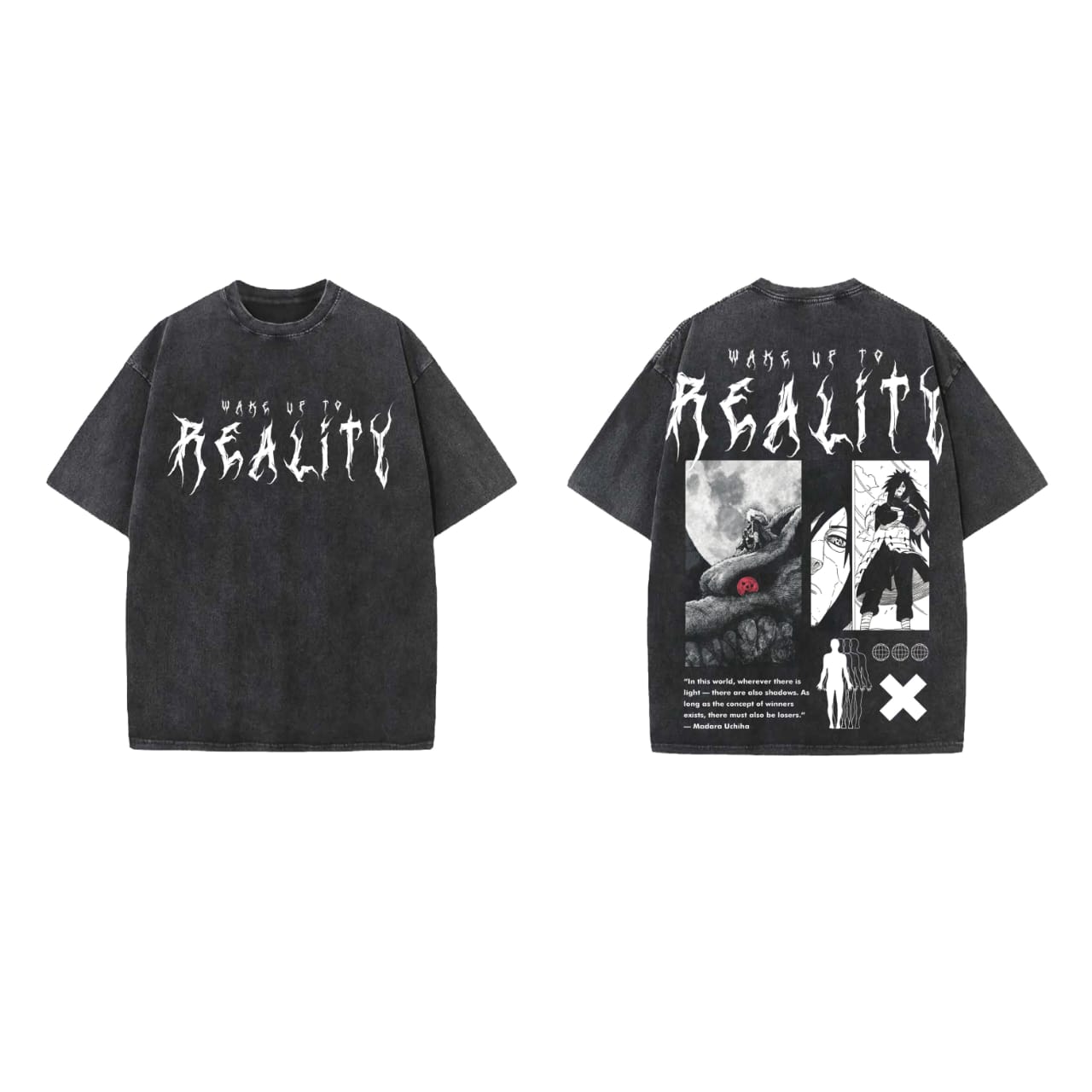 Wake Up To Reality Designed Oversized T-shirt