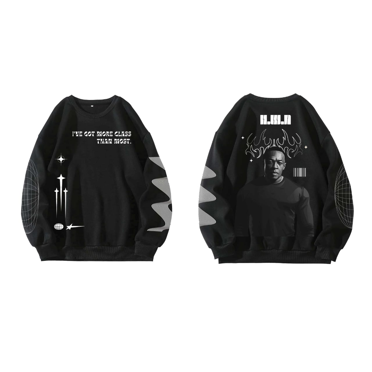 N.W.A Designed Oversized Sweatshirt