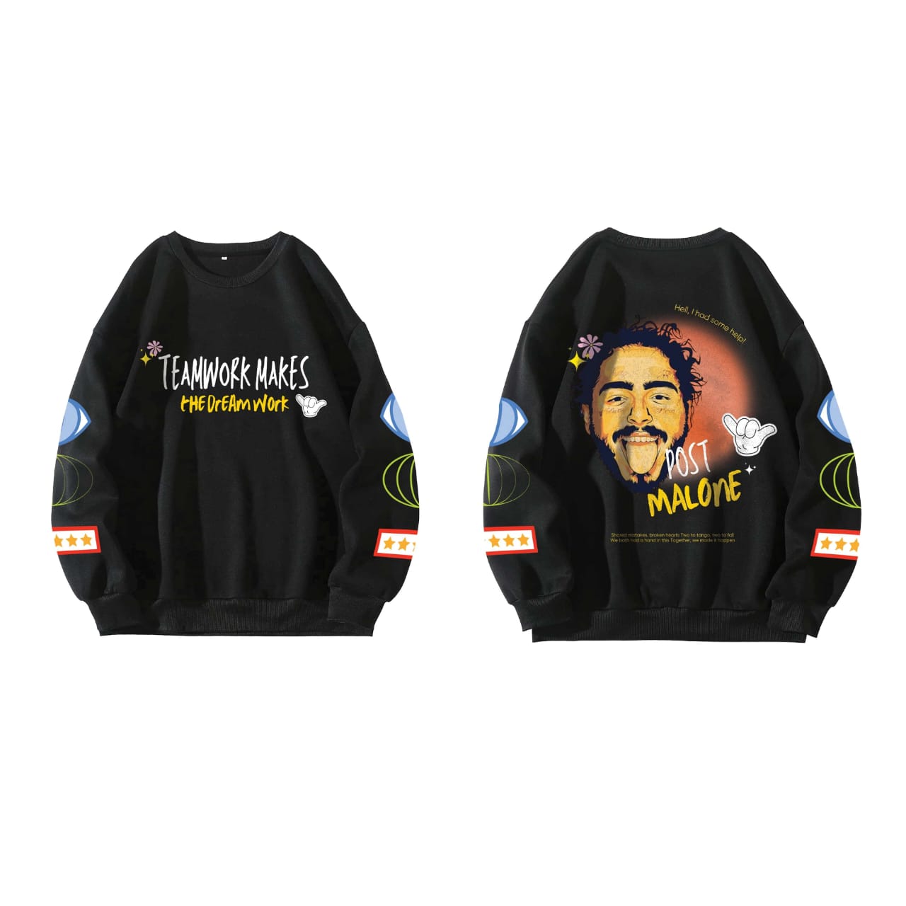 Post Malone Designed Oversized Sweatshirt