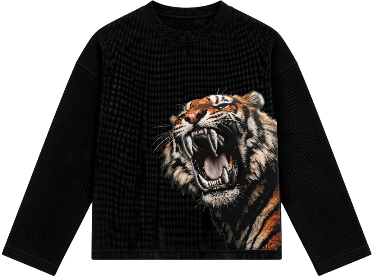 Tiger Roar Waffle tee